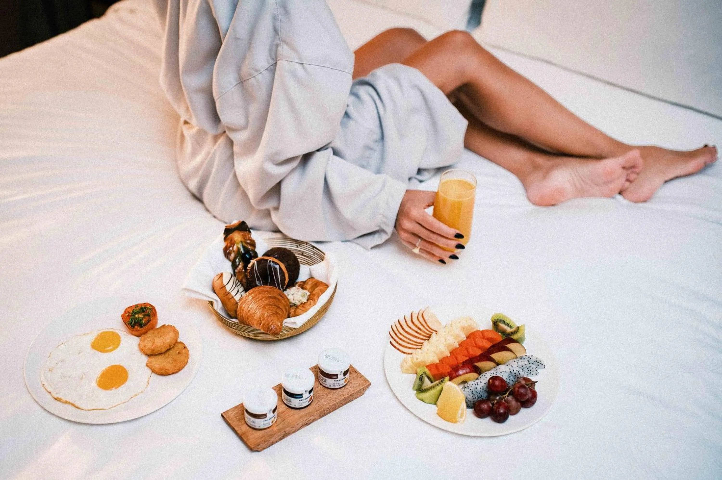 Breakfast, Bed in JW Marriott Goa