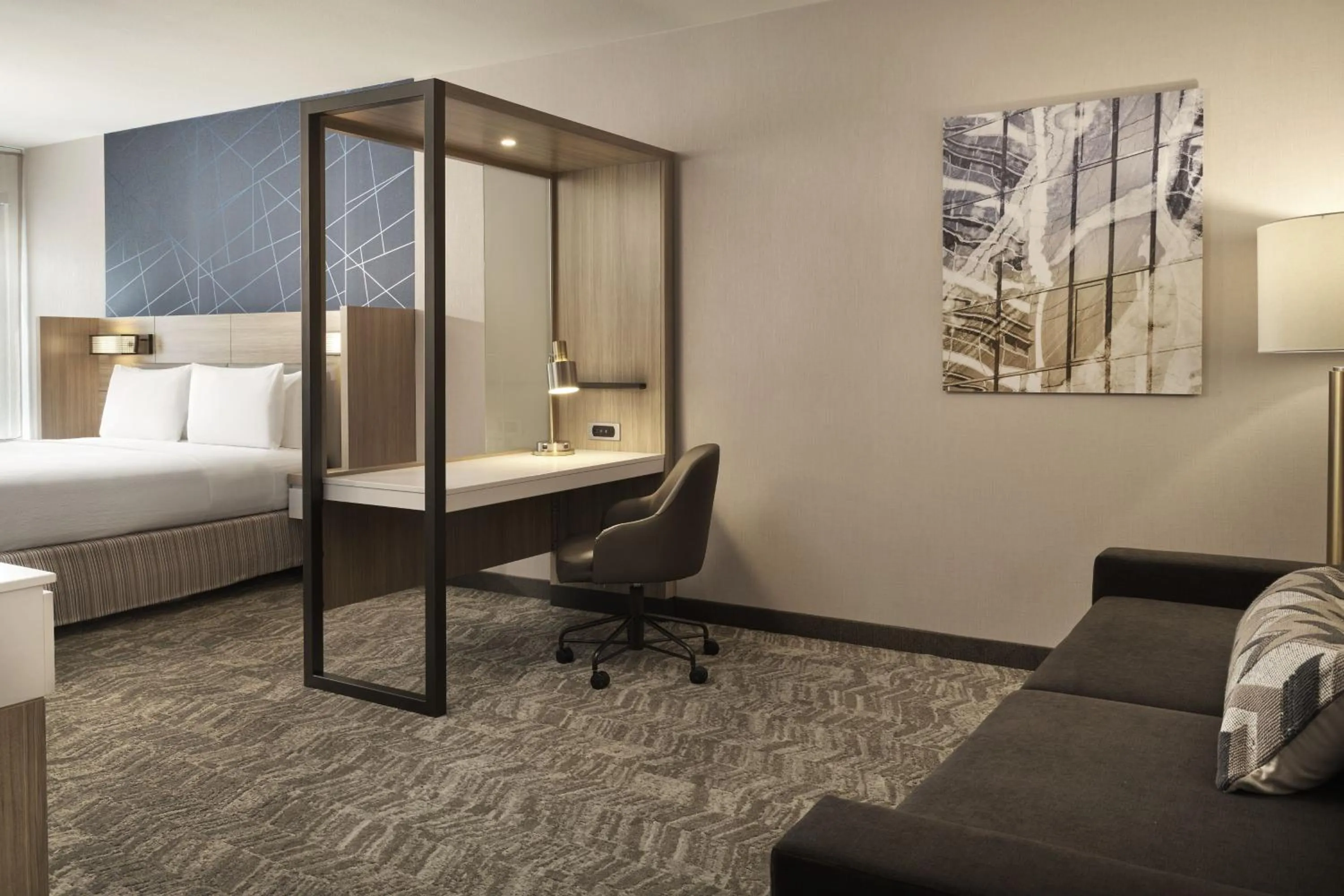 Photo of the whole room, Bed in SpringHill Suites by Marriott Las Vegas Airport