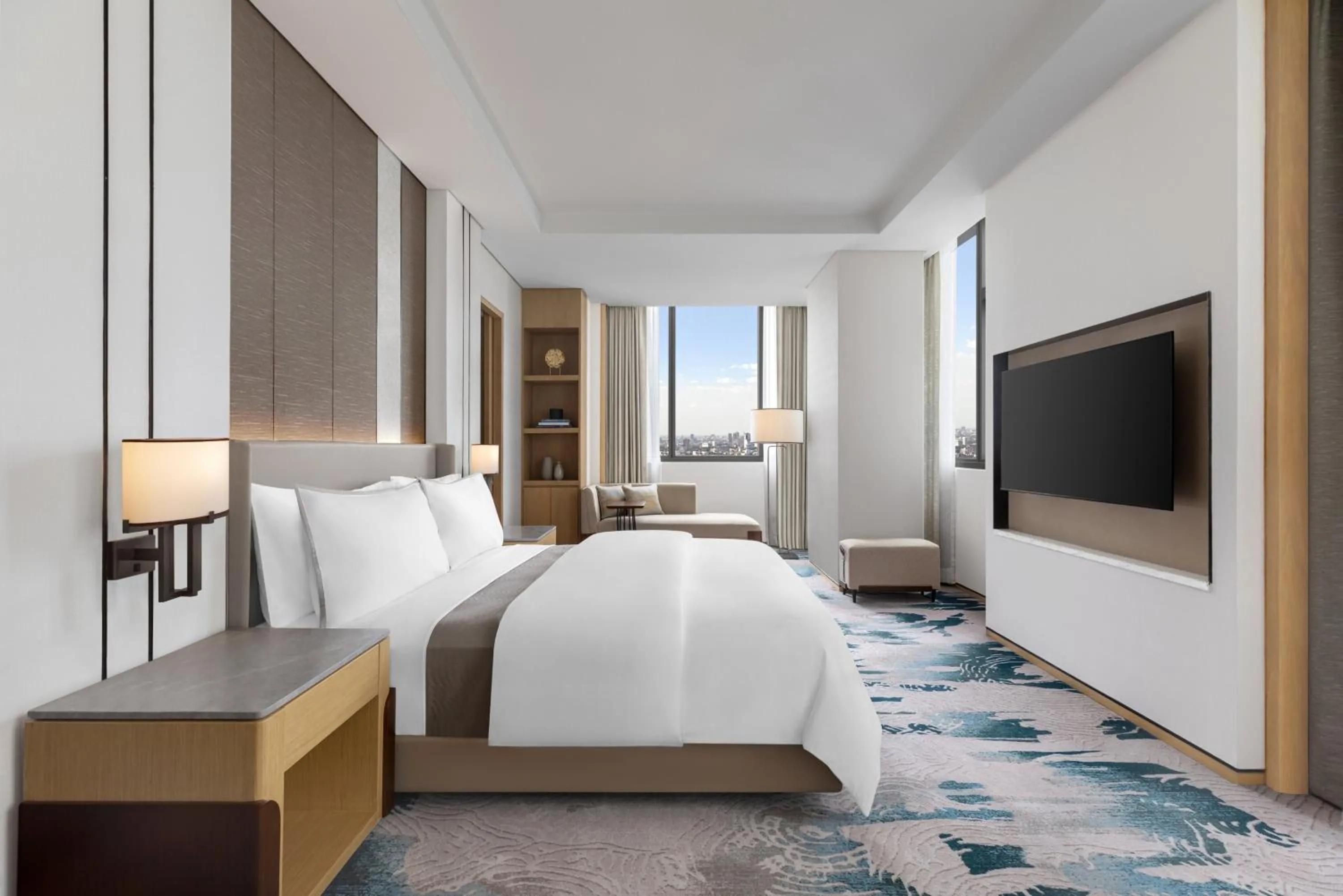 Bed in The Westin Manila