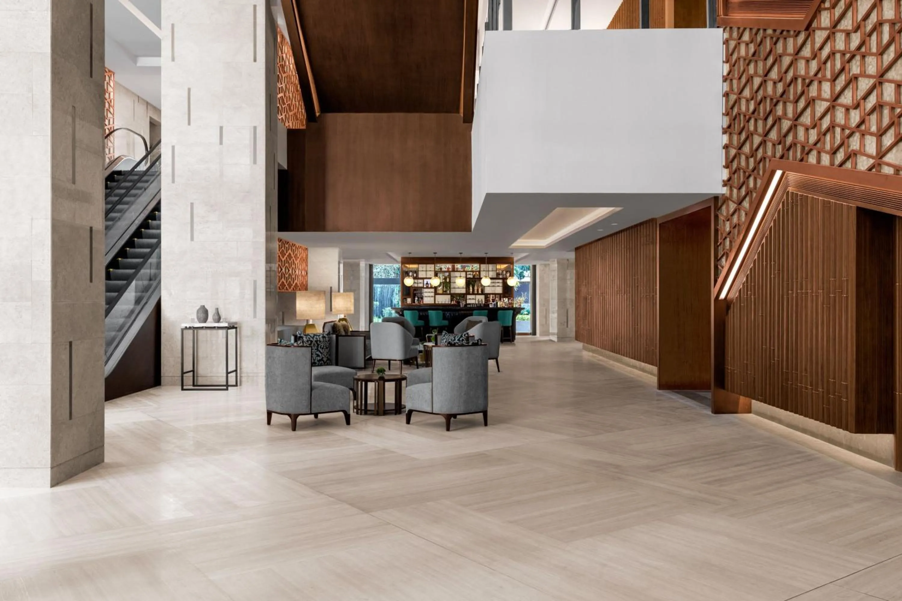 Lobby or reception in The Westin Manila