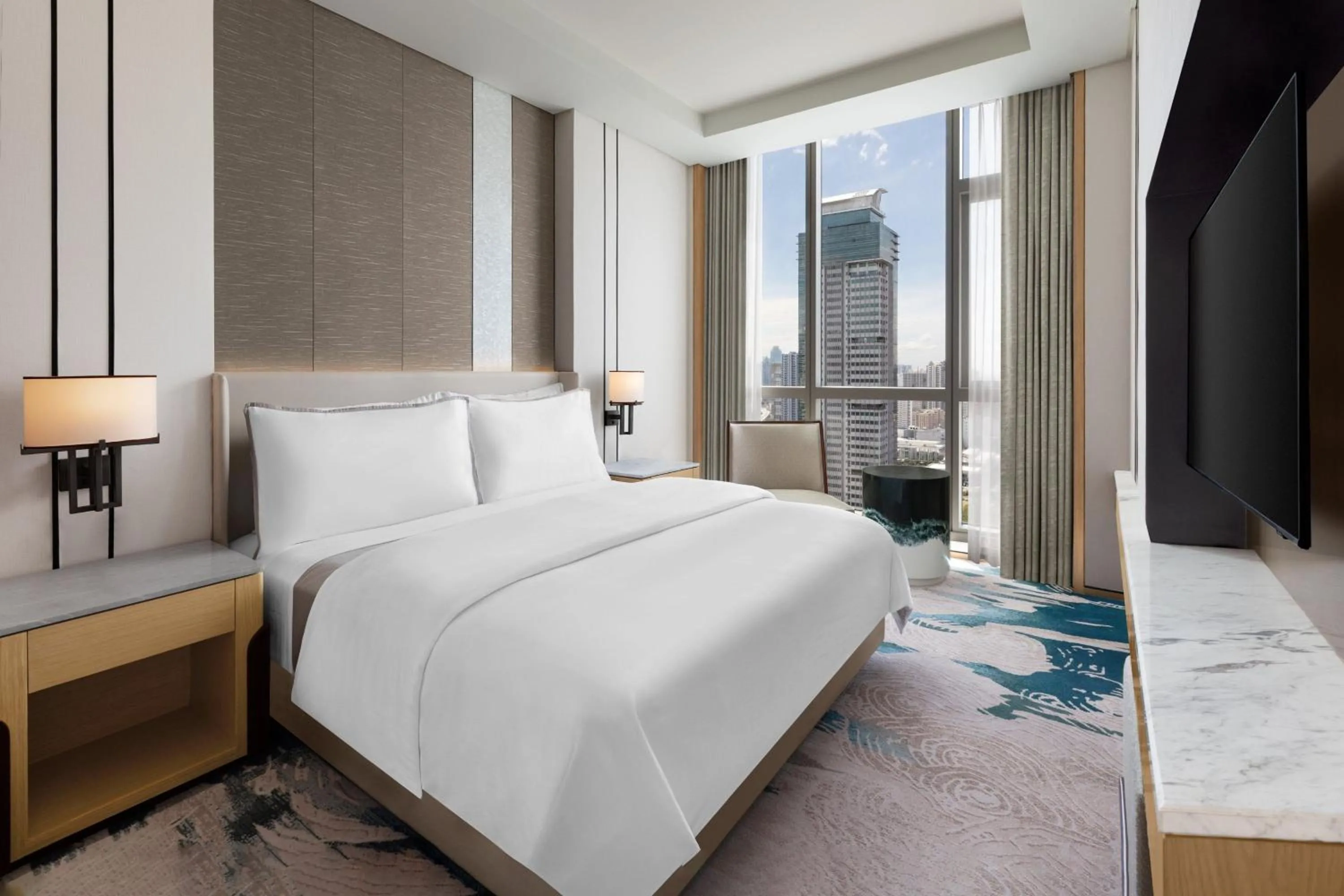 Photo of the whole room, Bed in The Westin Manila