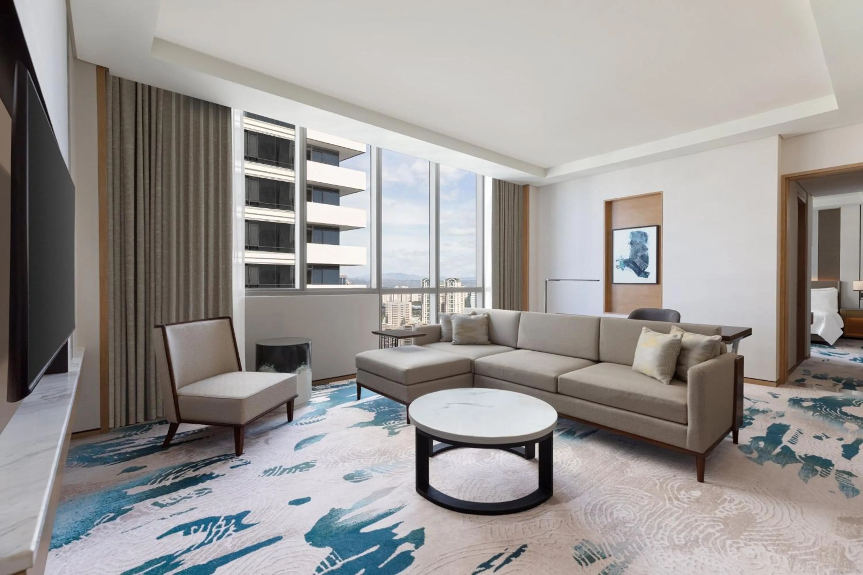Living room in The Westin Manila