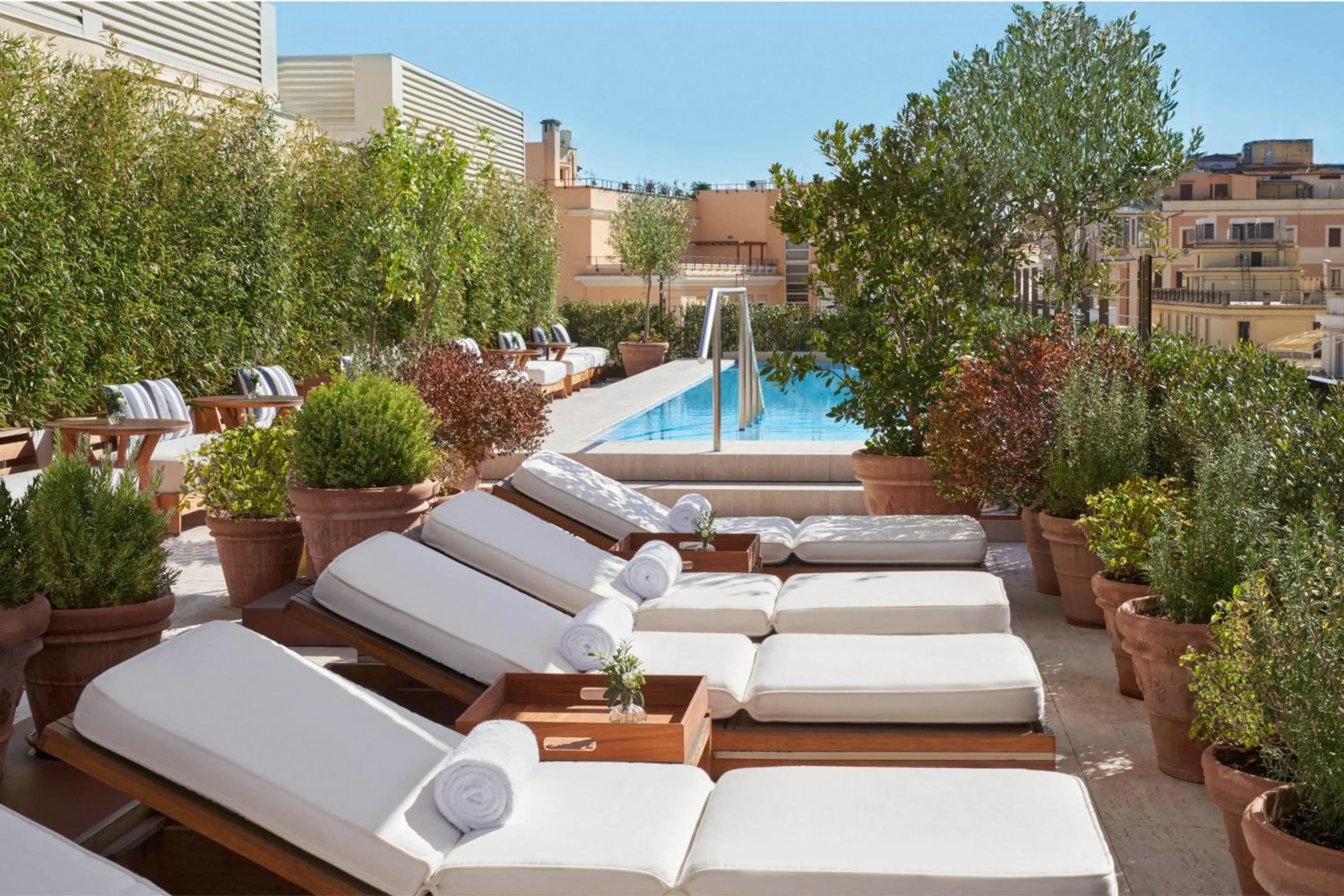 Swimming pool in The Rome EDITION