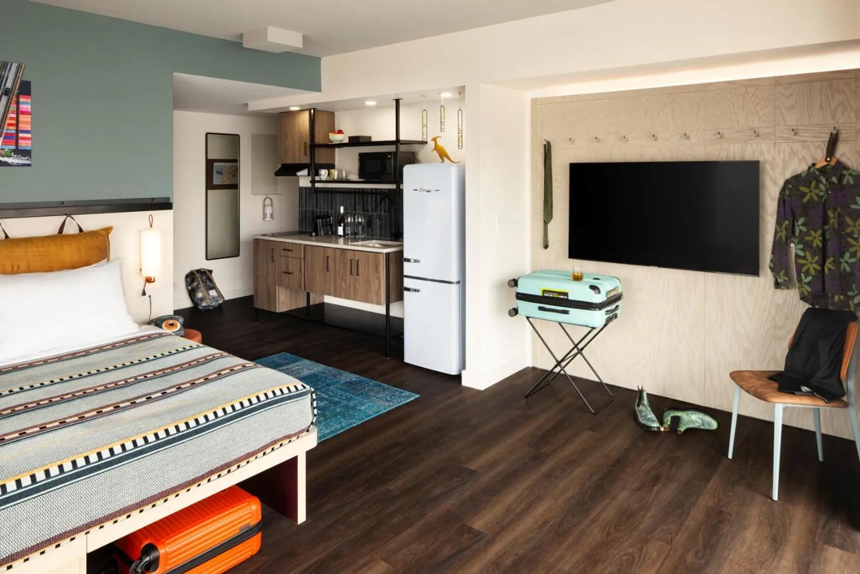 Bed in Moxy Halifax Downtown