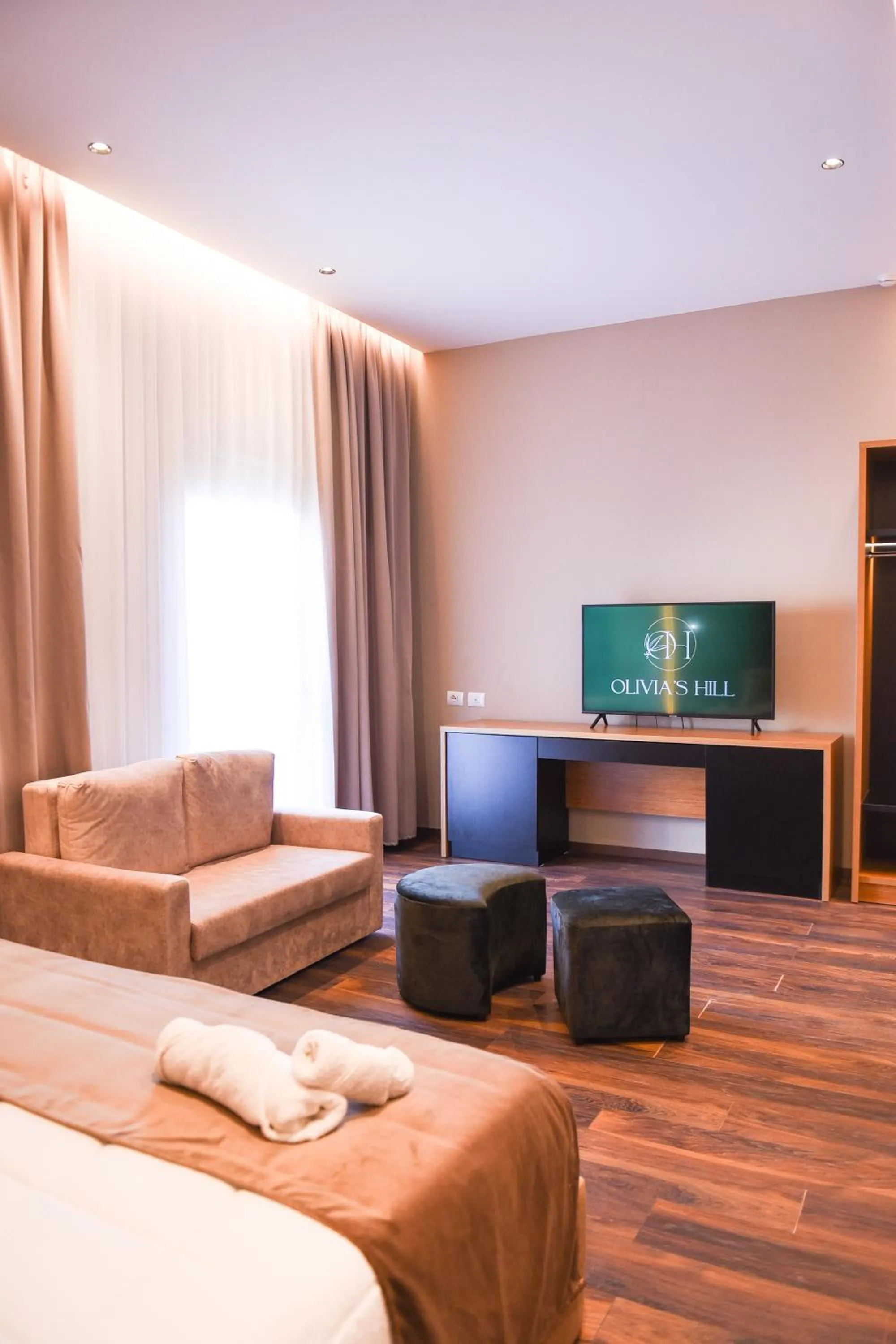 Communal lounge/ TV room in Padel Olivia's Hill Resort