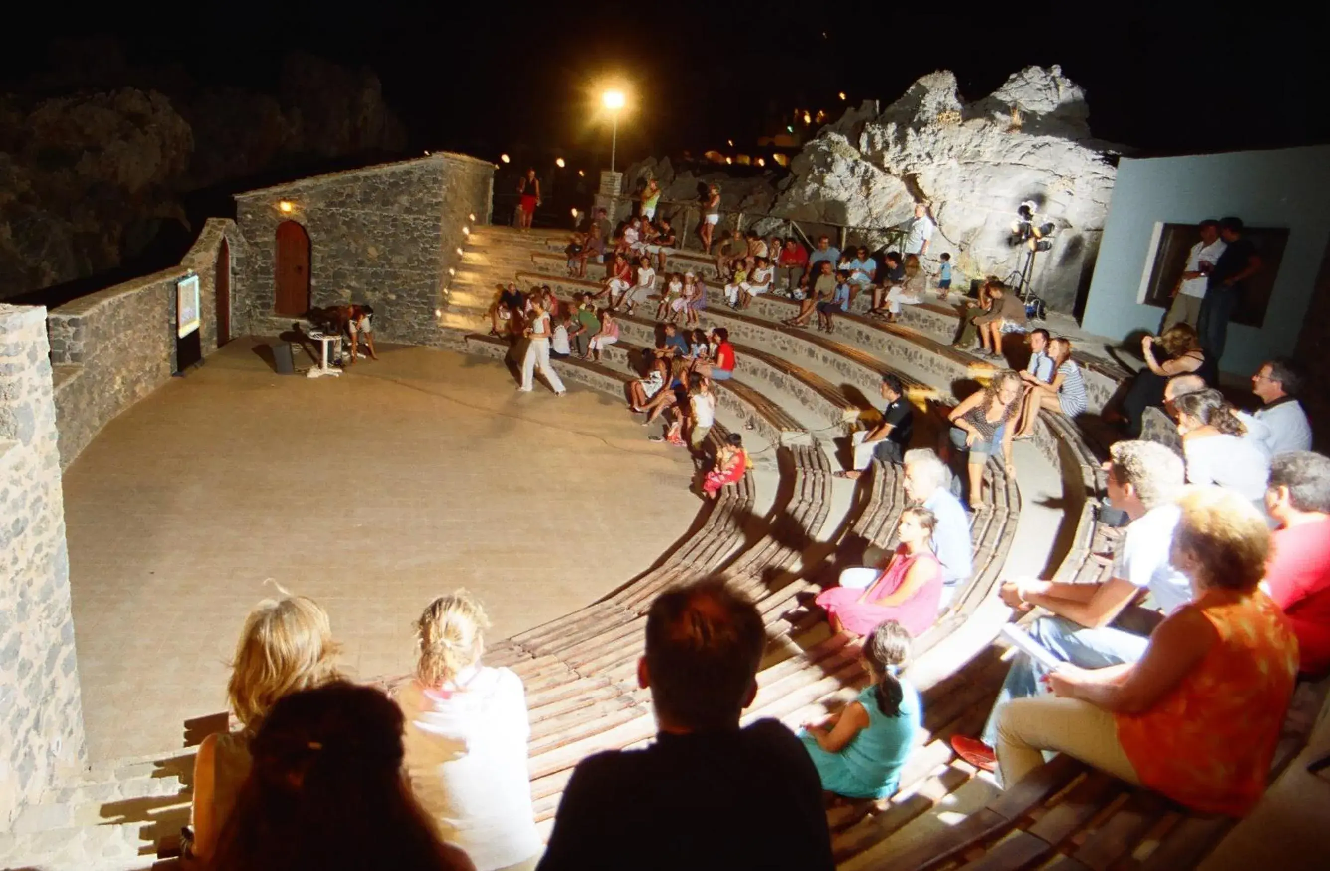 Evening entertainment in Kalypso Cretan Village Resort & Spa Evening entertainment in Kalypso Cretan Village Resort & Spa
