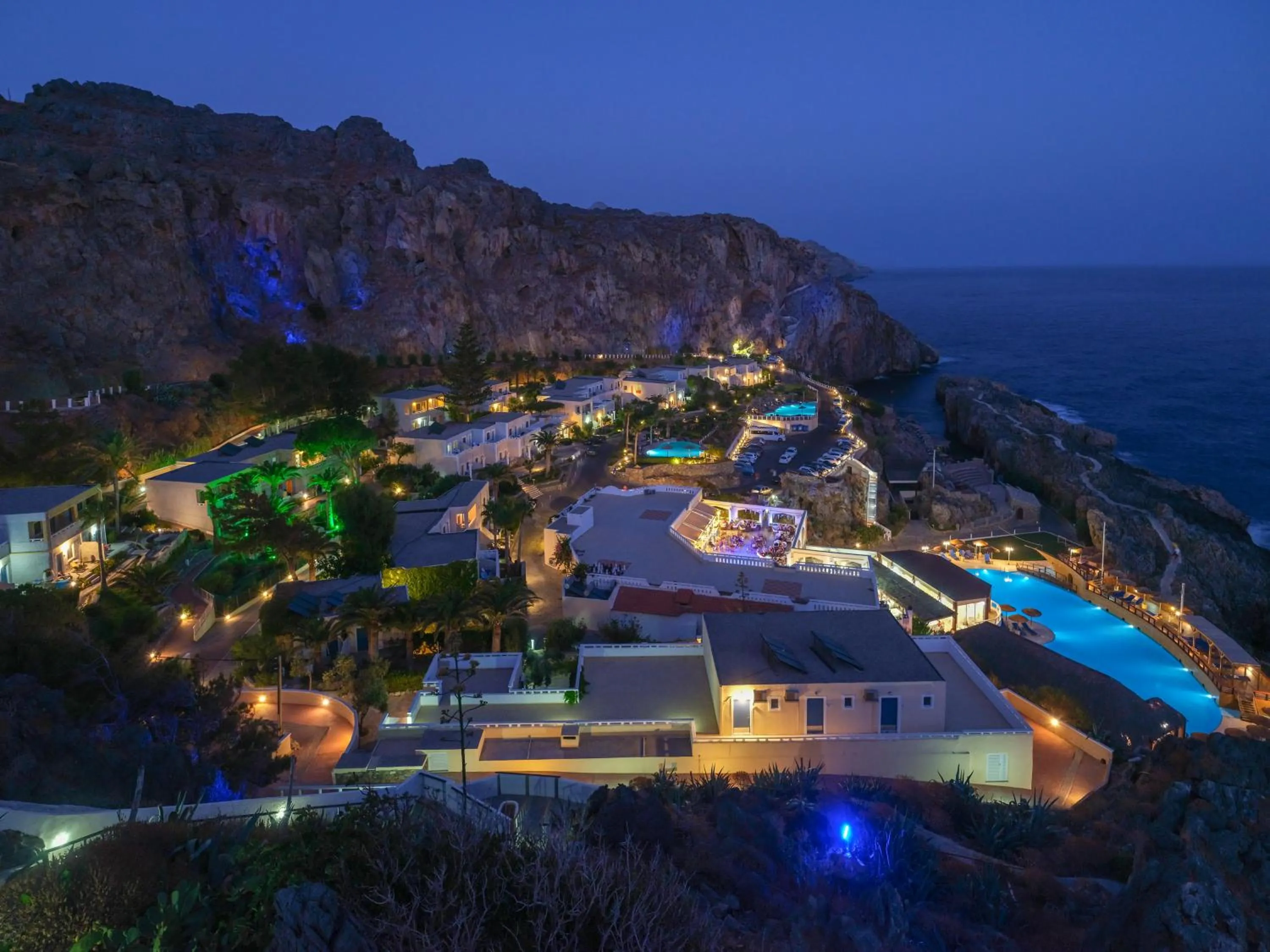 Night in Kalypso Cretan Village Resort &amp; Spa