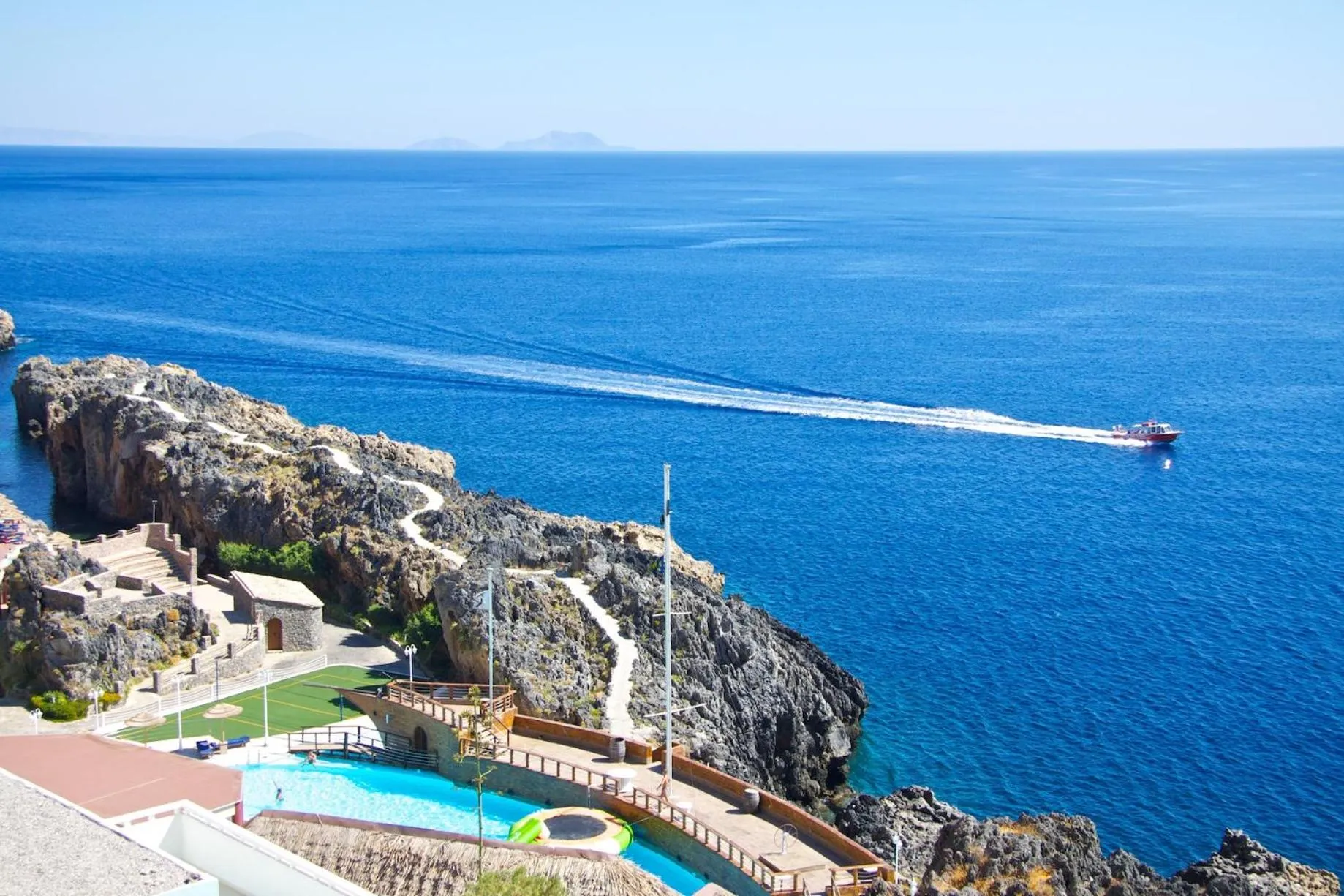 Pool view in Kalypso Cretan Village Resort &amp; Spa