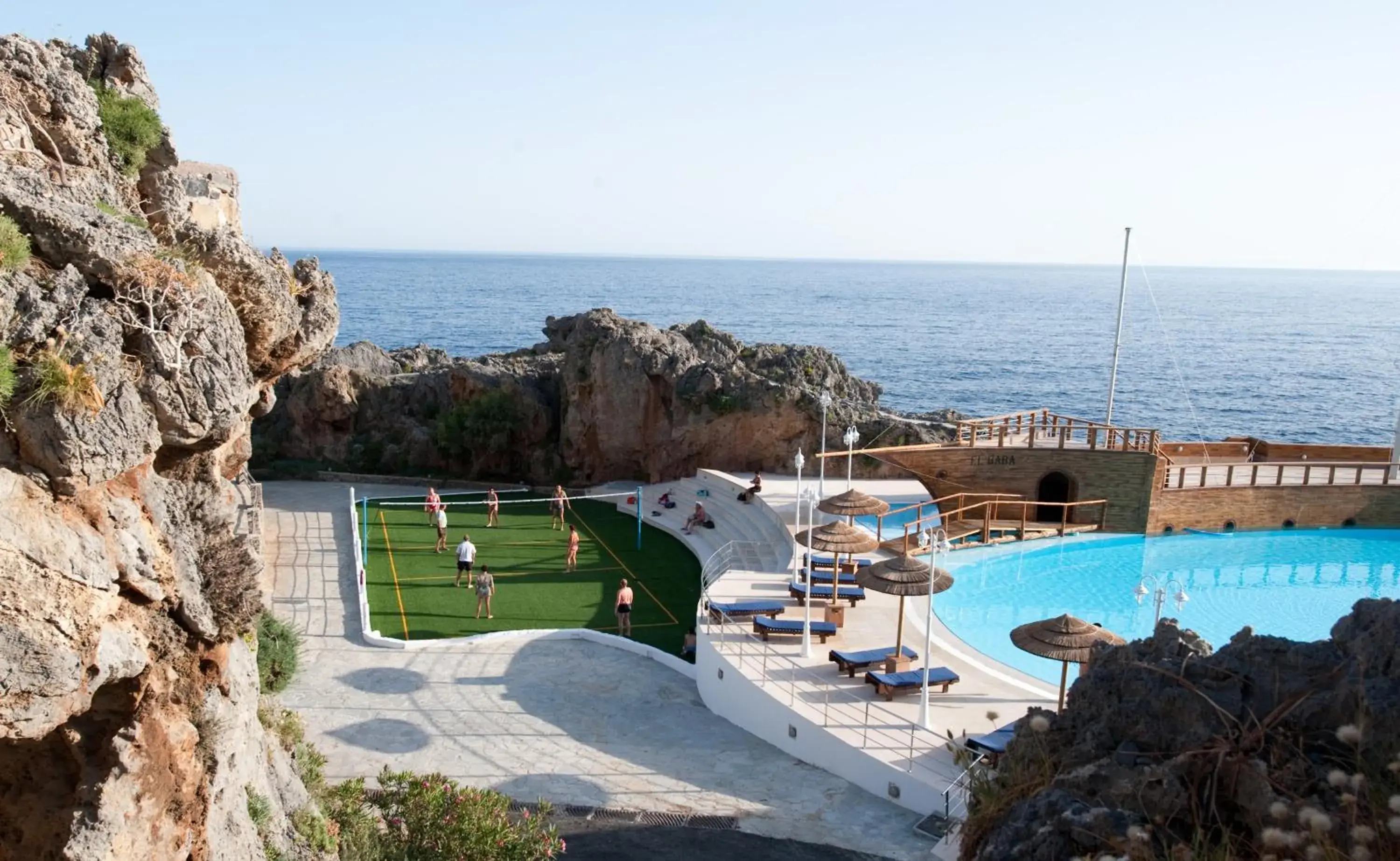 Sea view in Kalypso Cretan Village Resort & Spa Sea view in Kalypso Cretan Village Resort & Spa