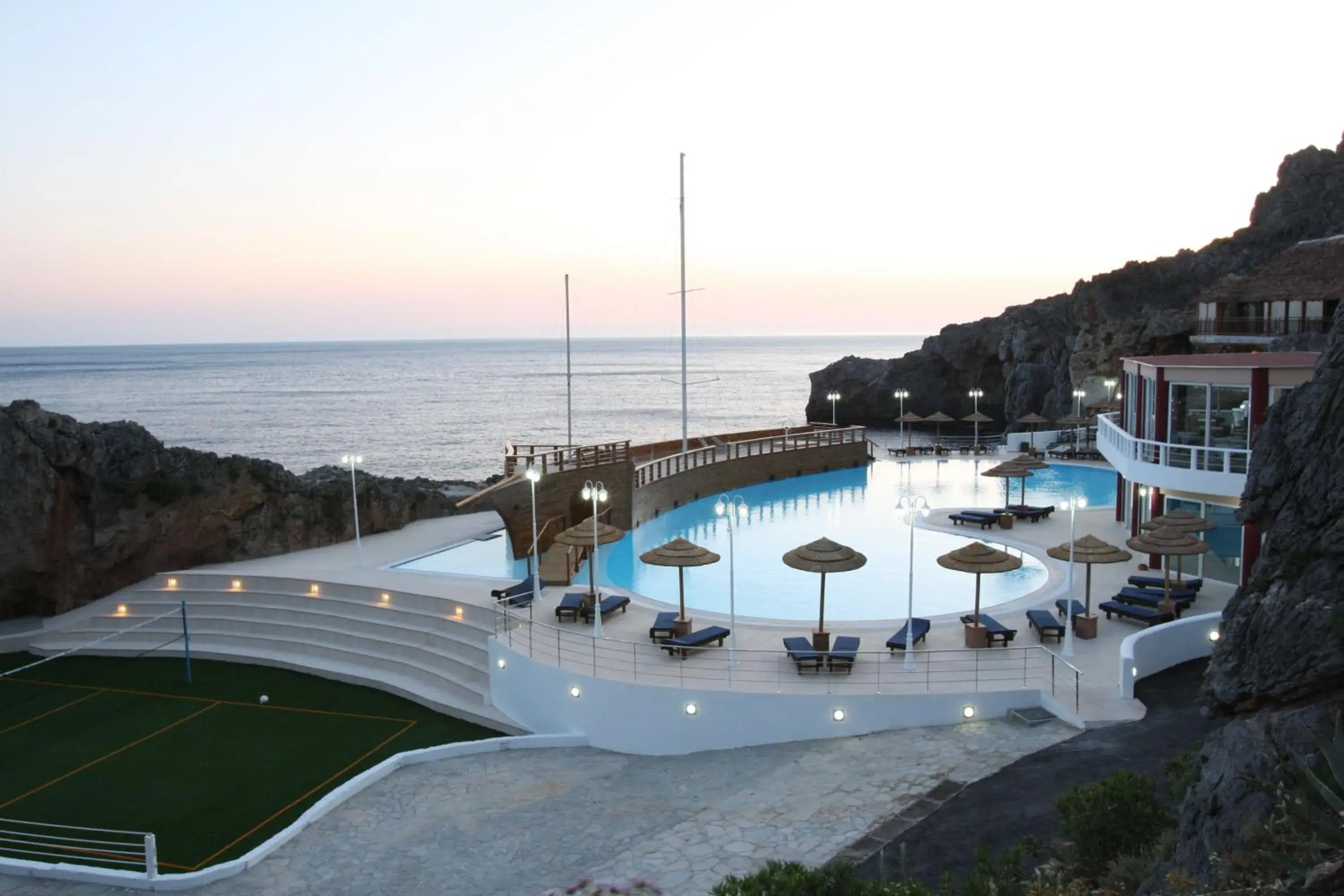 Sea view in Kalypso Cretan Village Resort & Spa Sea view in Kalypso Cretan Village Resort & Spa