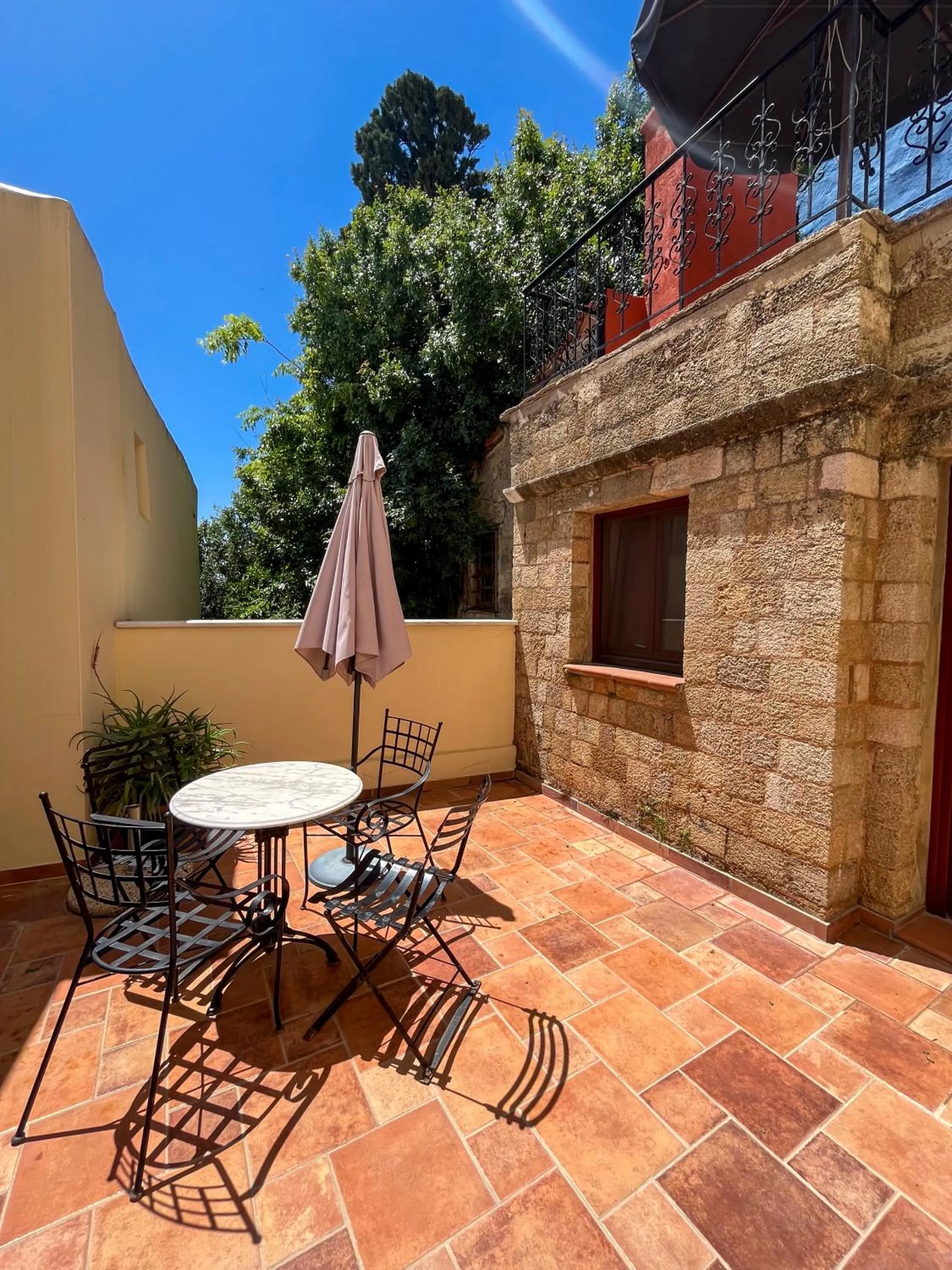 Patio in Avalon Boutique Hotel Rhodes