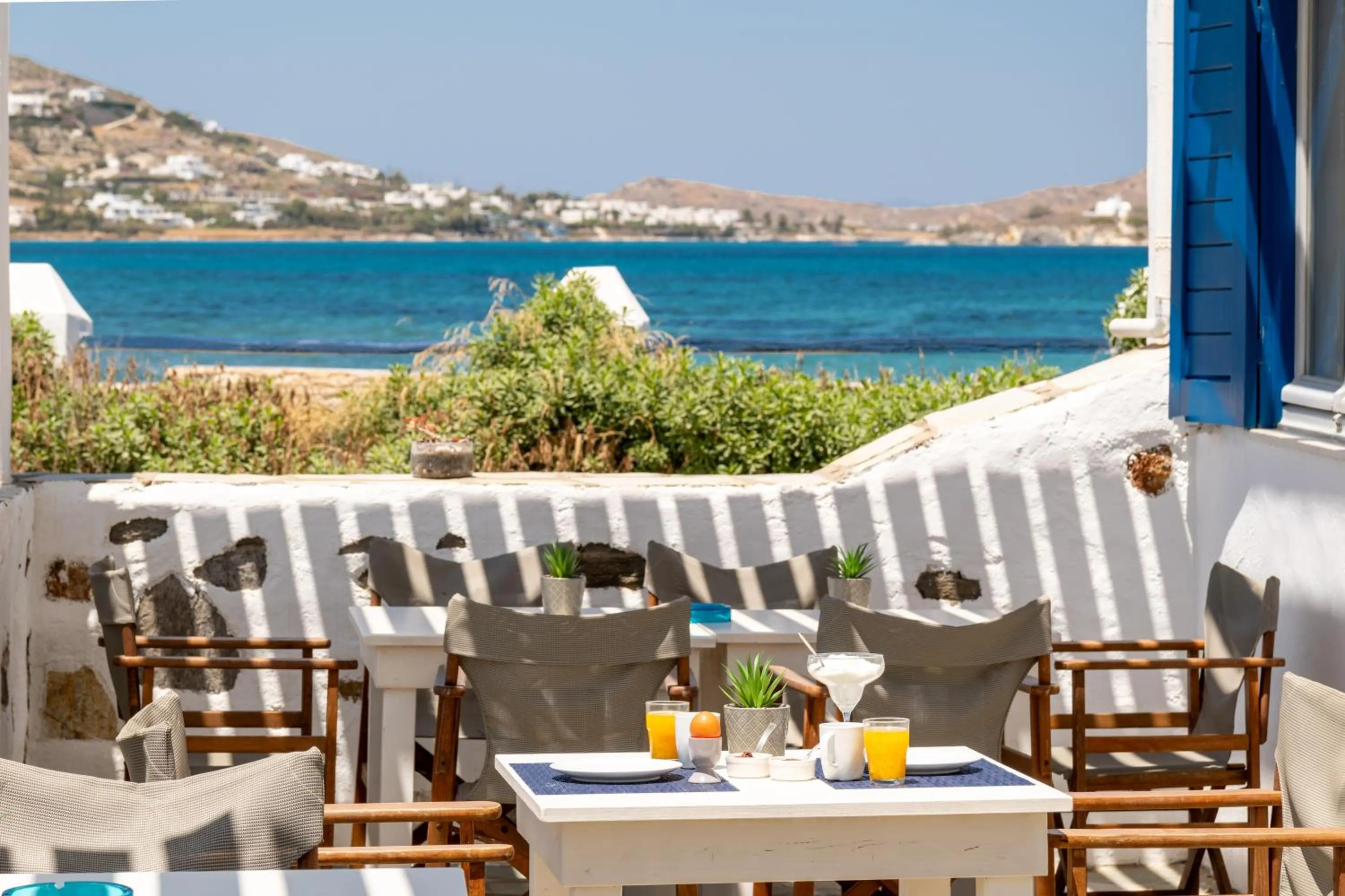 Breakfast in Naoussa Hotel Paros by Booking Kottas