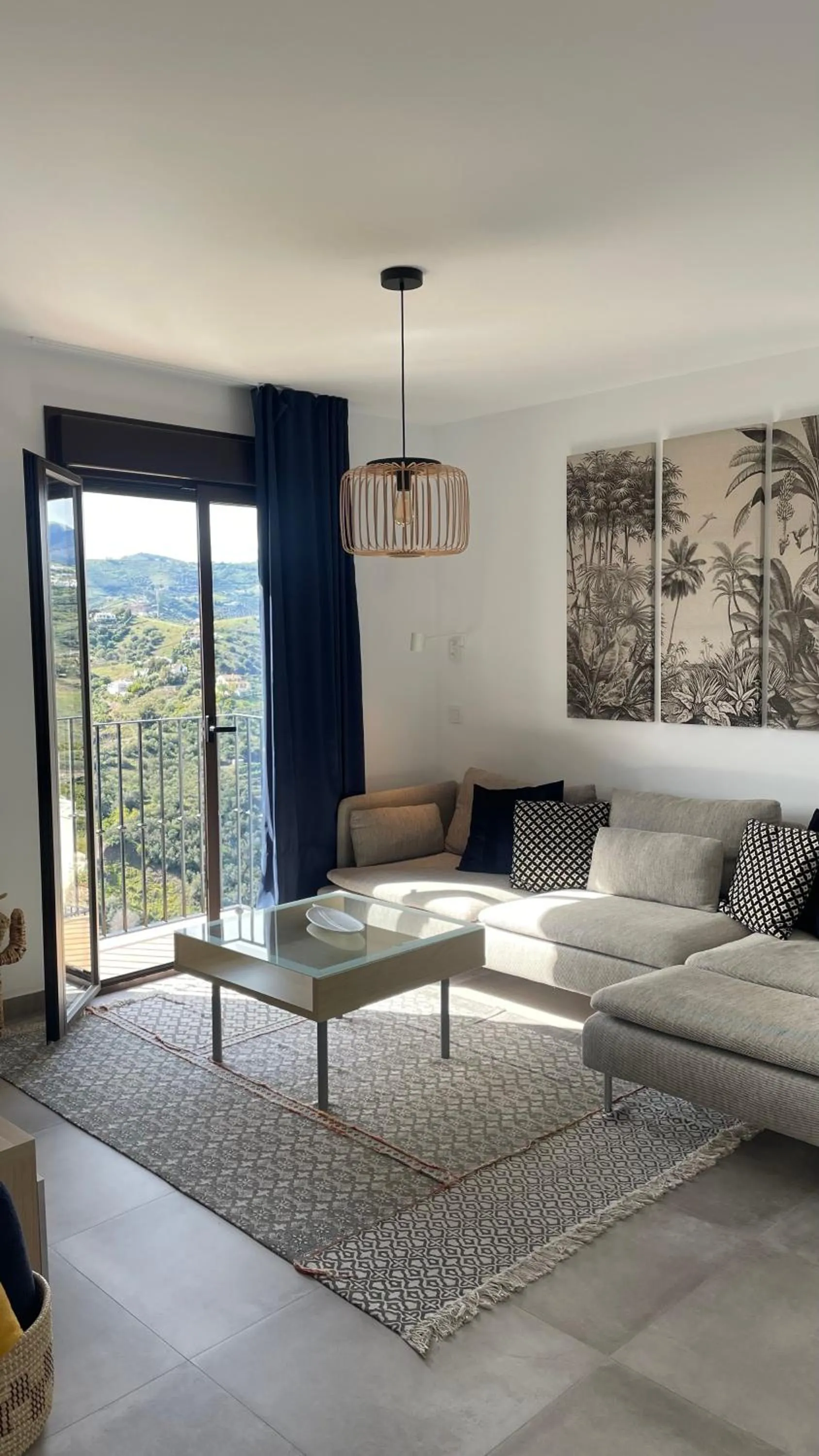Living room in Vista DIMAS 03 , Frigiliana