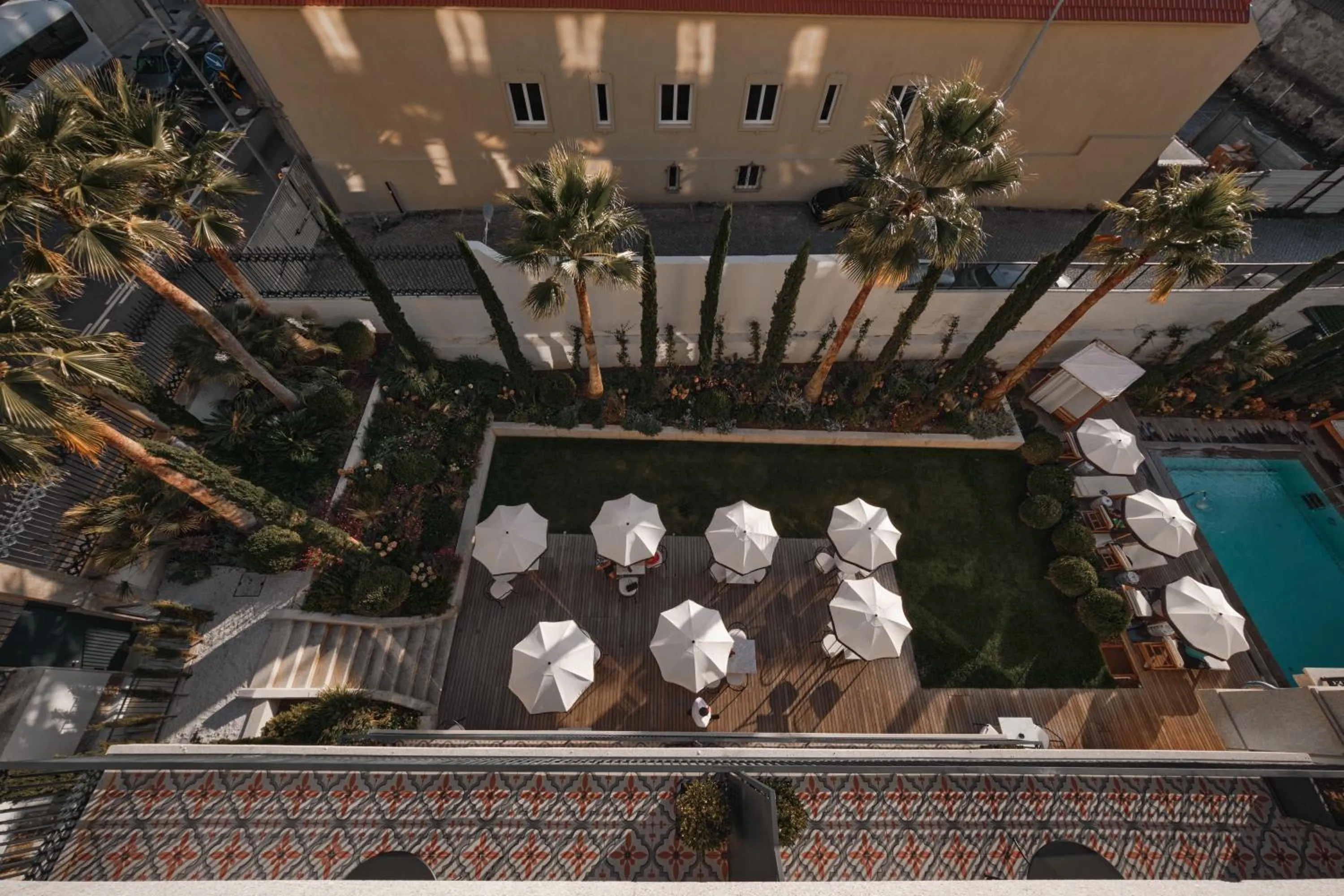 Patio in GA Palace Hotel & Spa, a XIXth-Century Villa