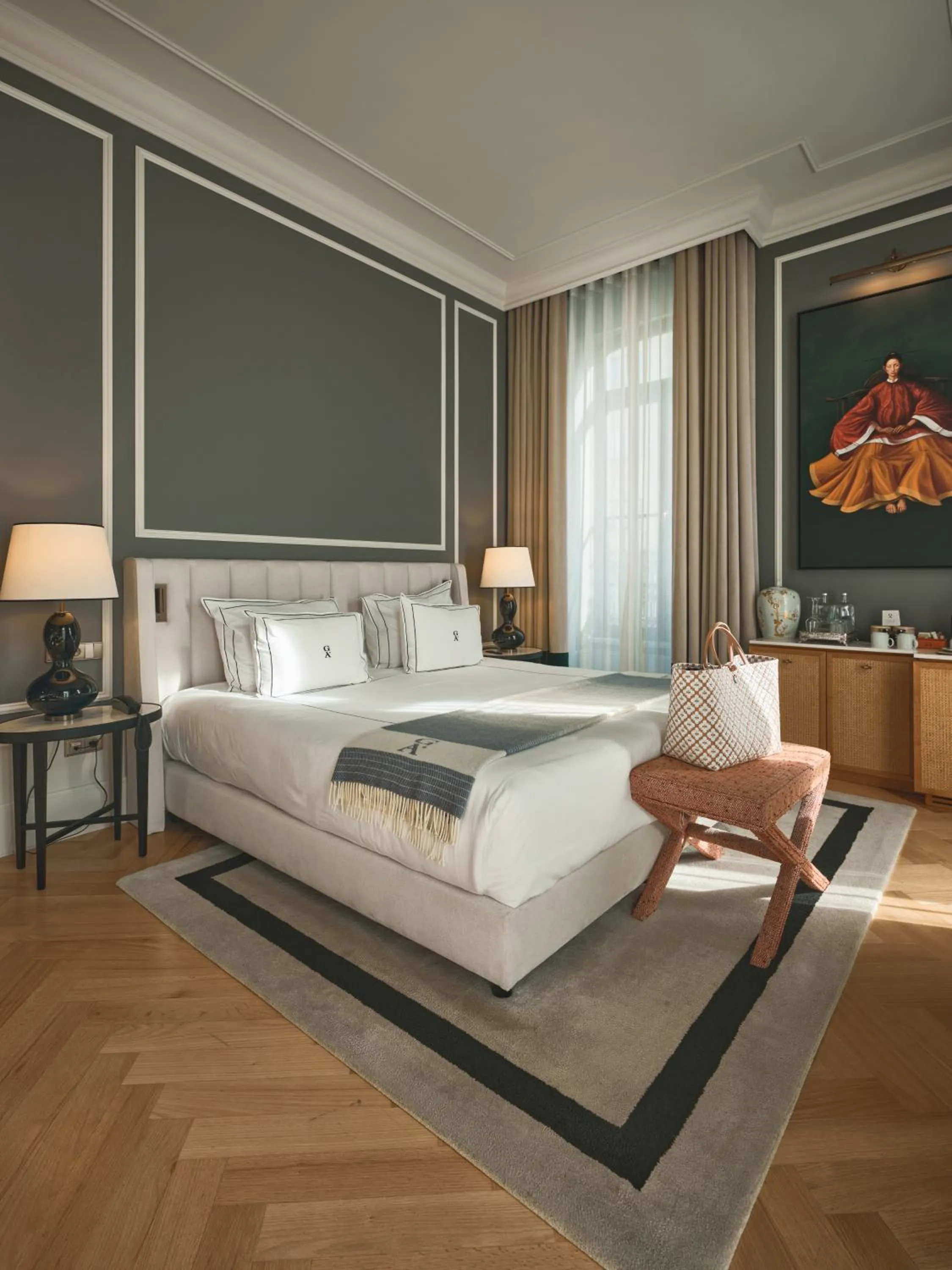 Bed in GA Palace Hotel & Spa, a XIXth-Century Villa