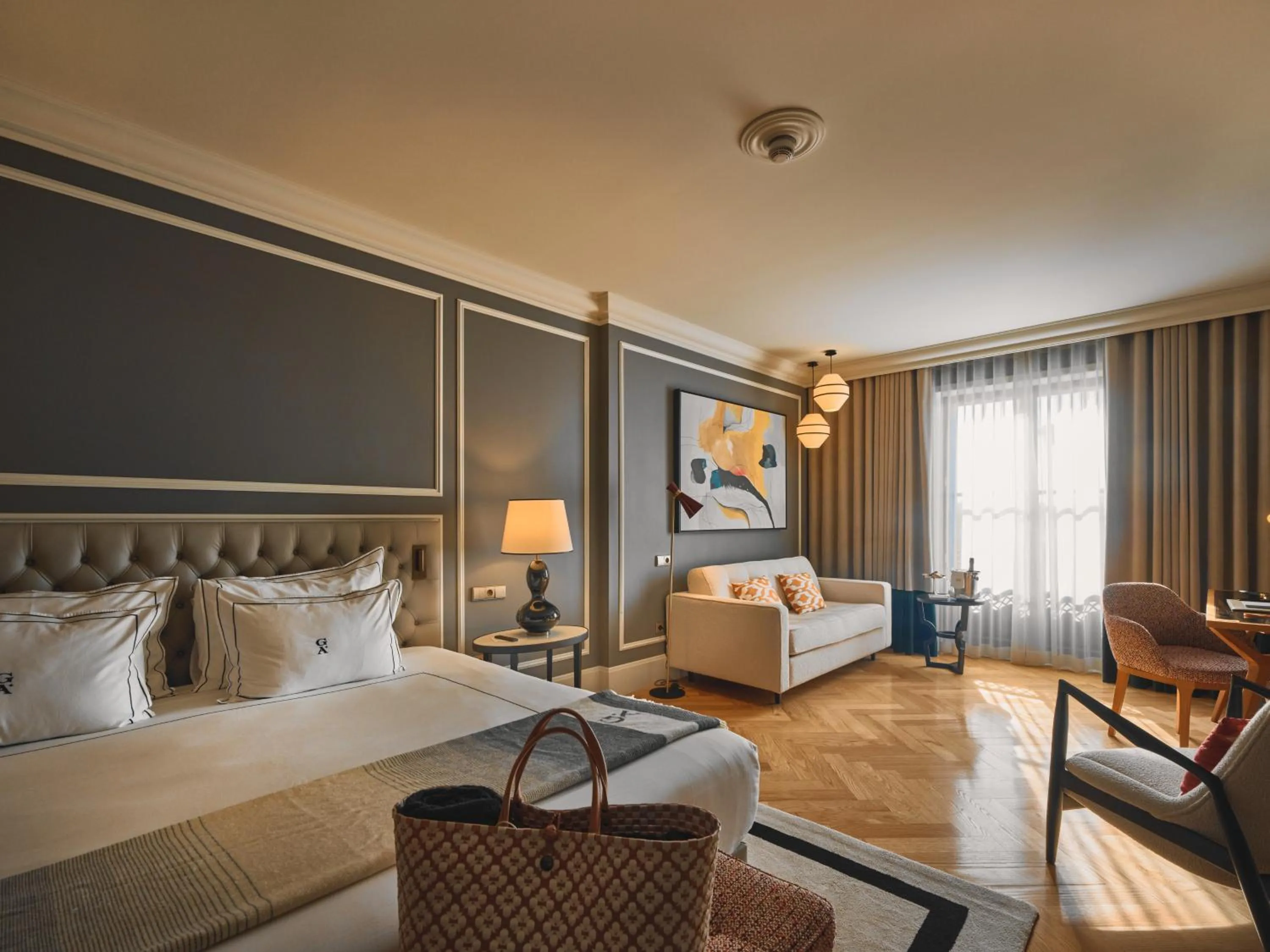 Bed in GA Palace Hotel & Spa, a XIXth-Century Villa