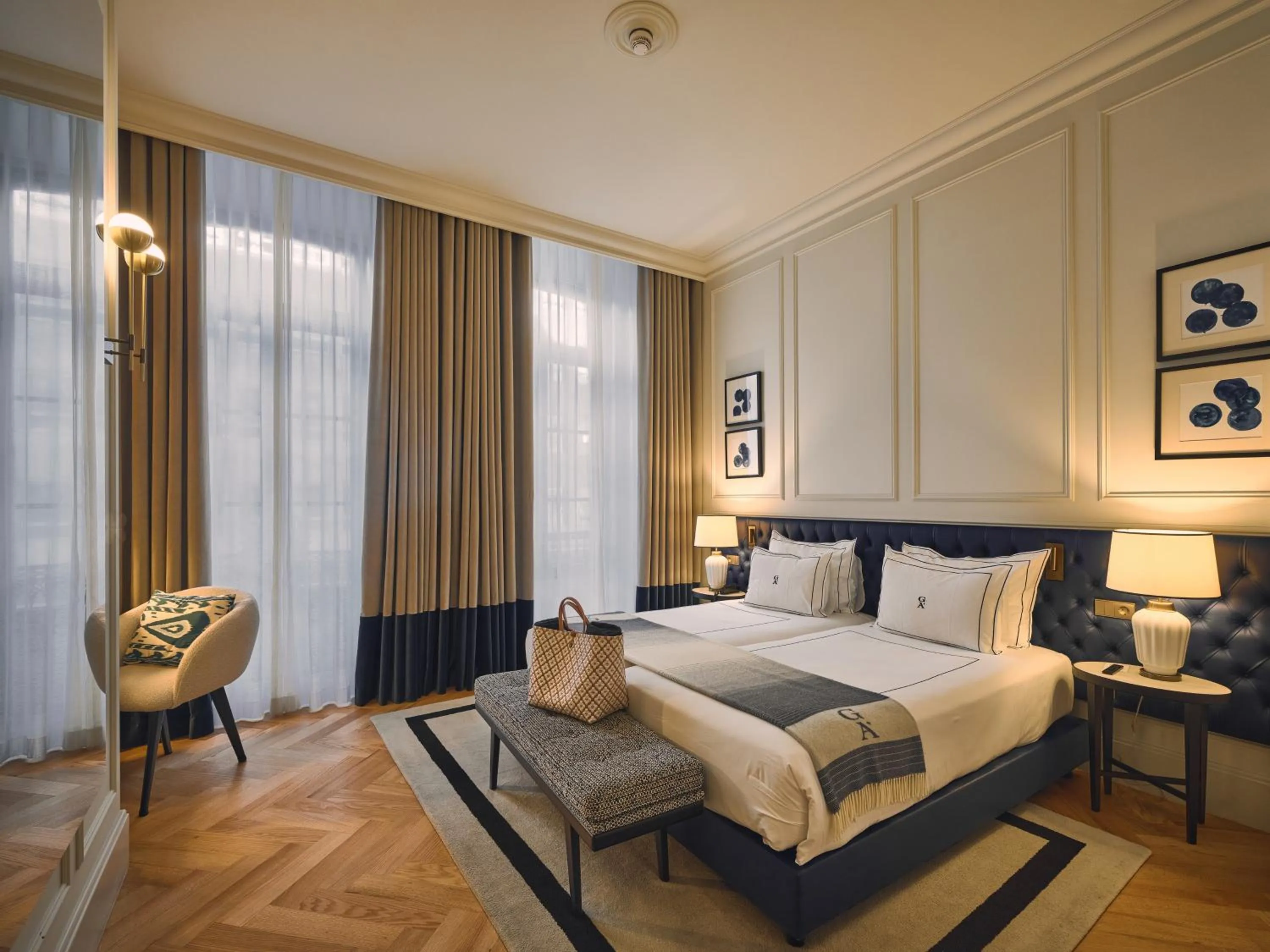 Bed in GA Palace Hotel & Spa, a XIXth-Century Villa