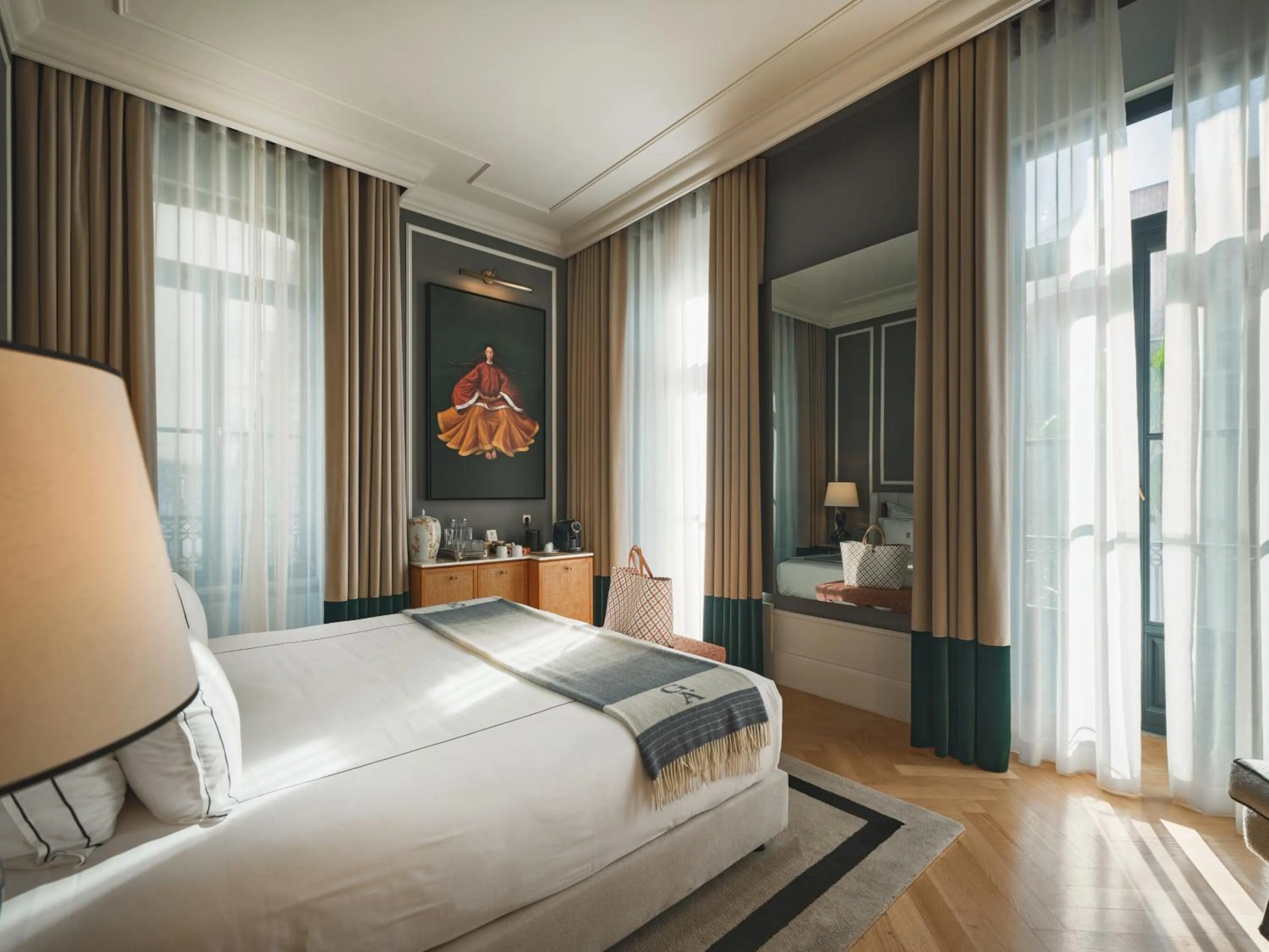 Bed in GA Palace Hotel & Spa, a XIXth-Century Villa