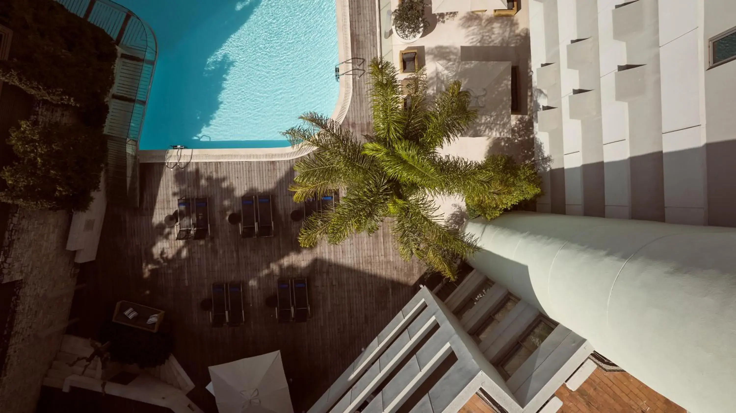 Pool view in Galaxy Iraklio Hotel Pool view in Galaxy Iraklio Hotel