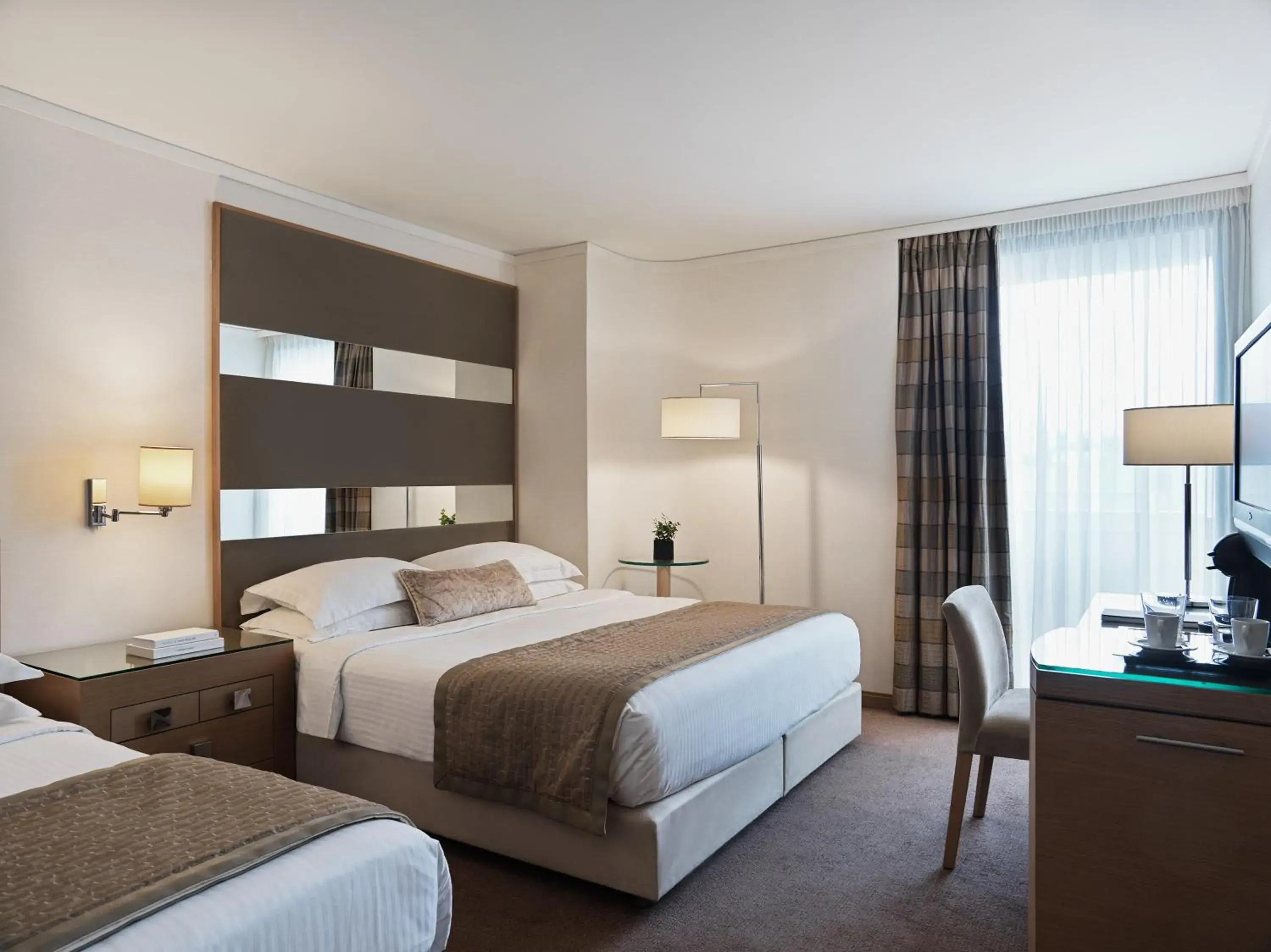 Bed in Galaxy Iraklio Hotel Bed in Galaxy Iraklio Hotel