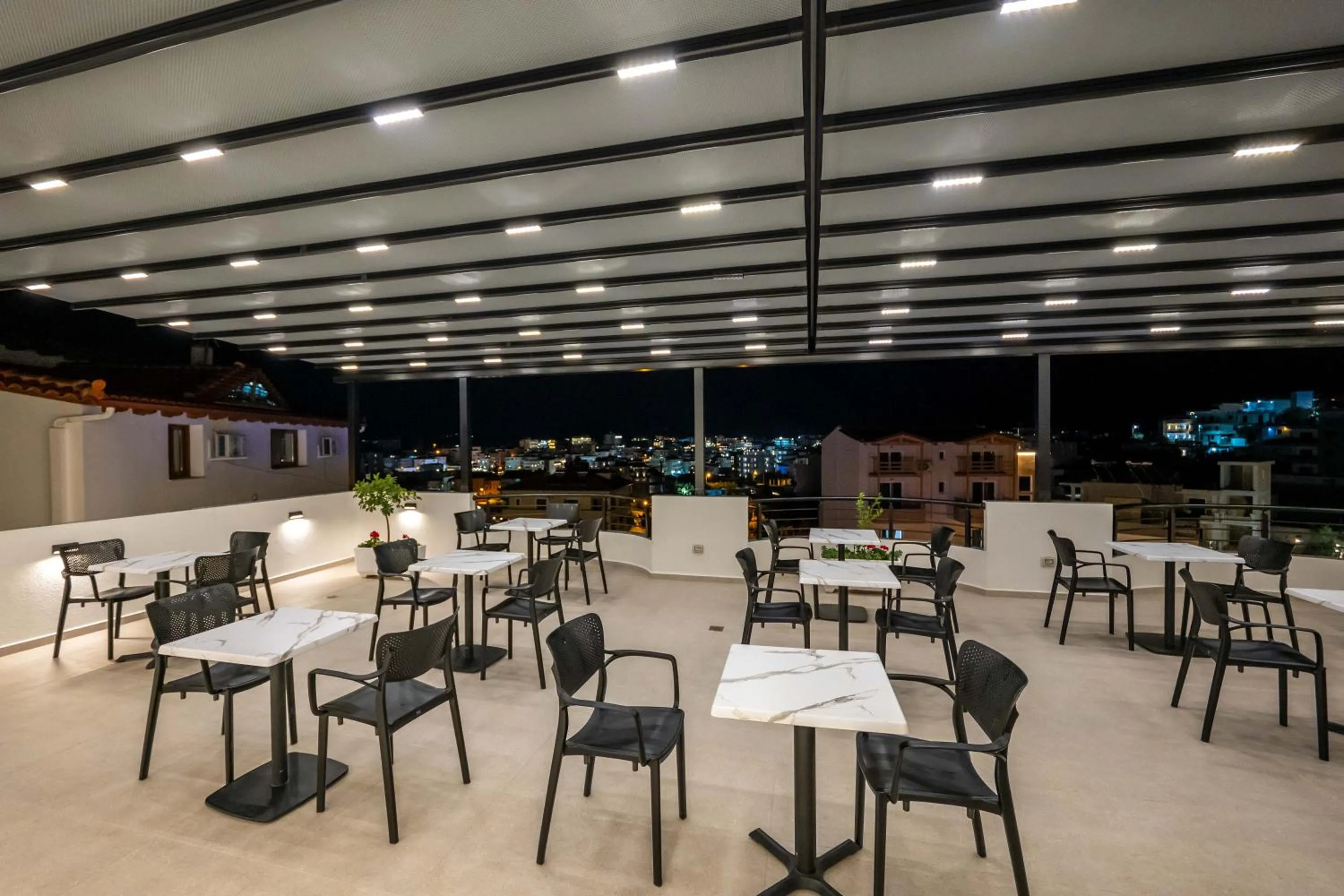 Seating area in Monel Hotel