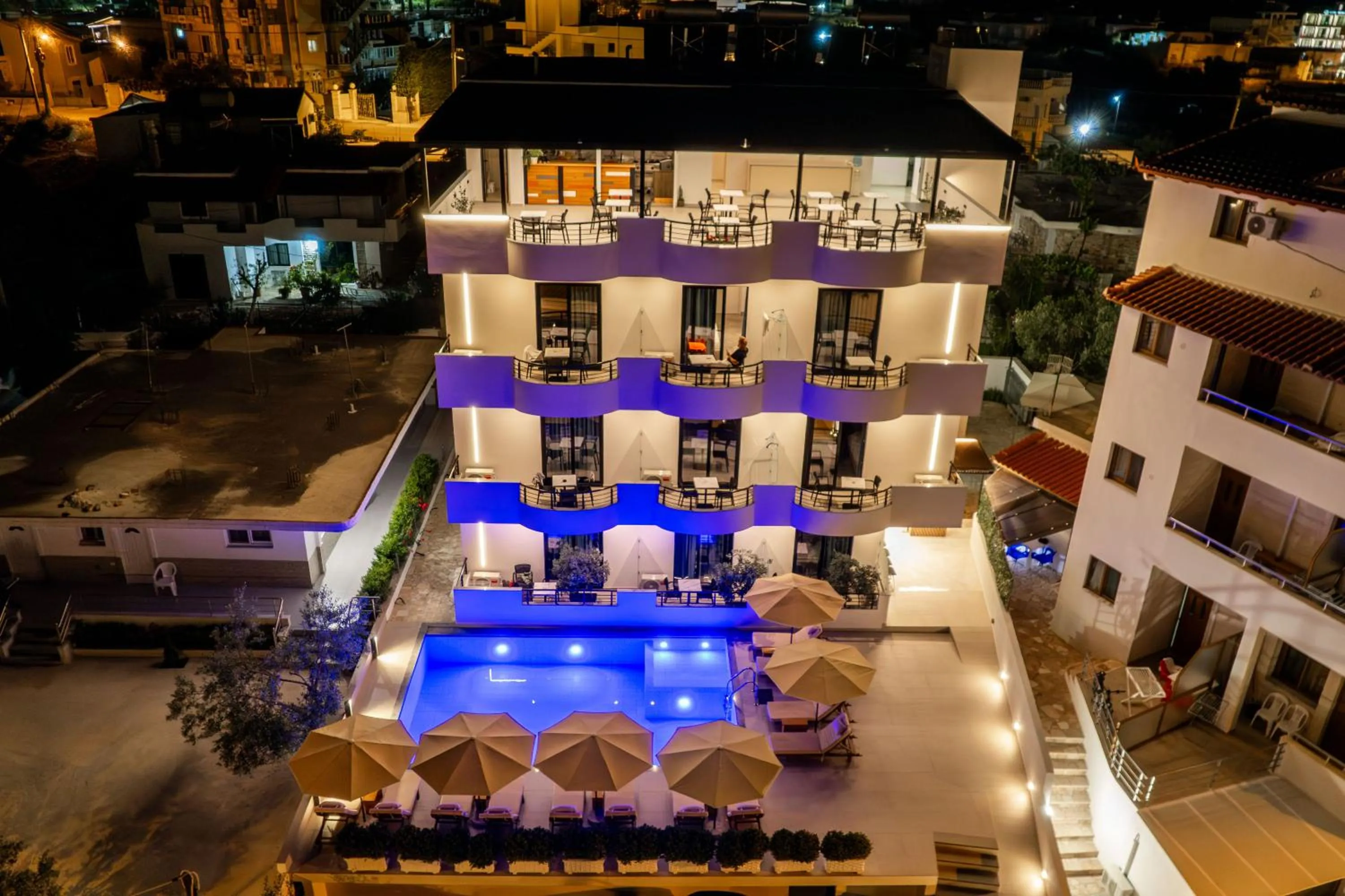 Property building in Monel Hotel