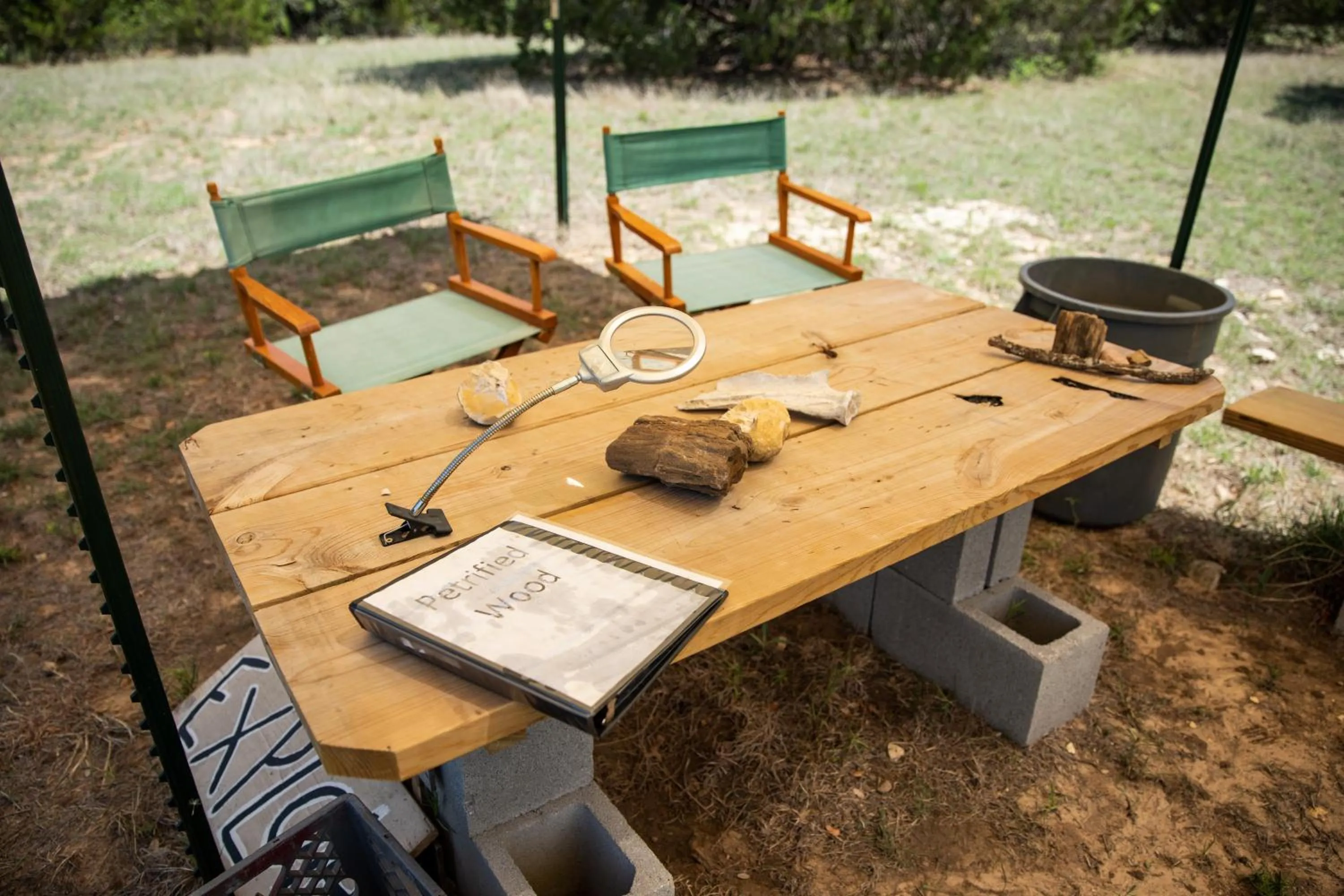 Patio in "Magical Treehouse" w spiral slide off the deck 350 acres on the Brazos River! Tubing! Petting Zoo!