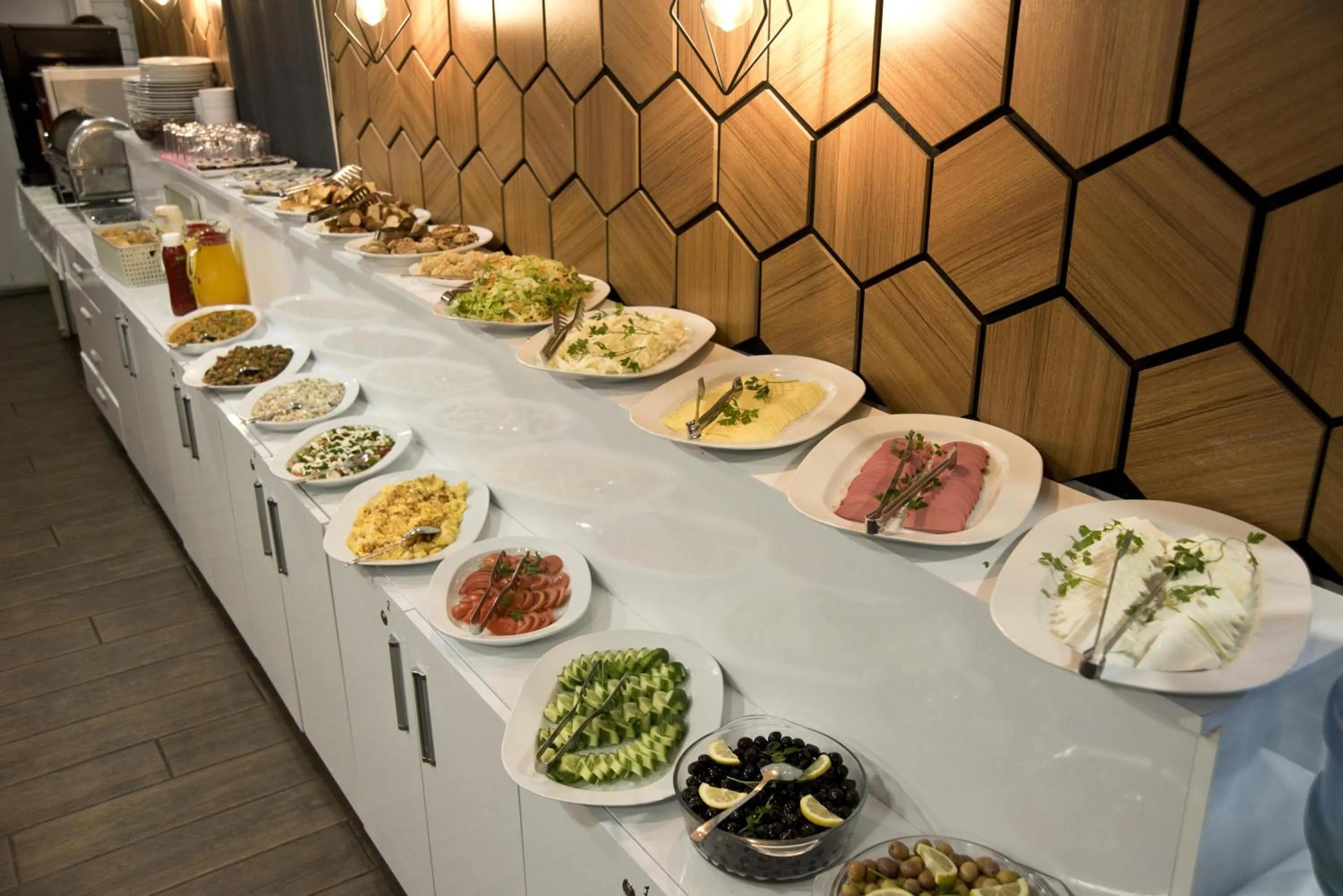 Buffet breakfast in Nova City Hotel