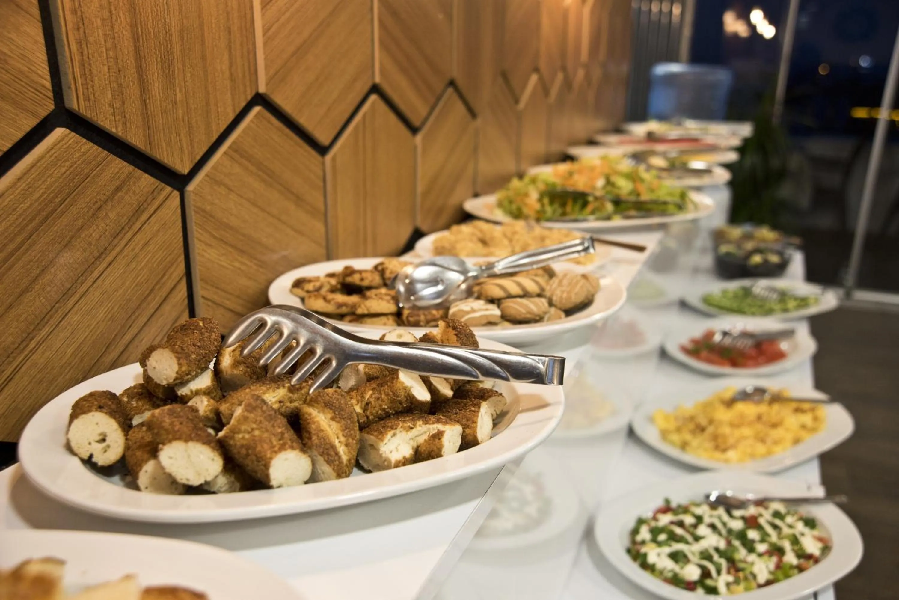 Buffet breakfast in Nova City Hotel