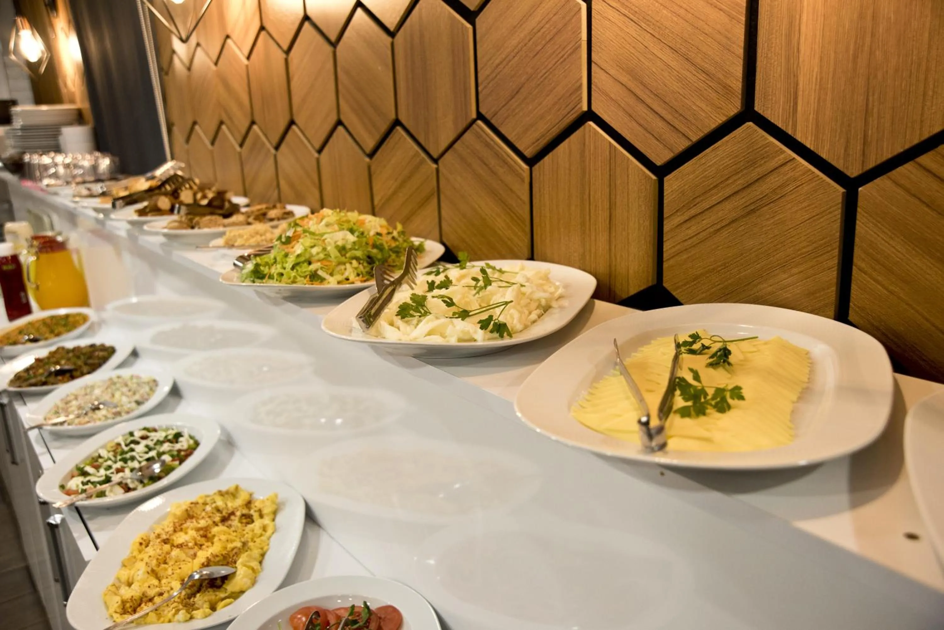 Buffet breakfast in Nova City Hotel