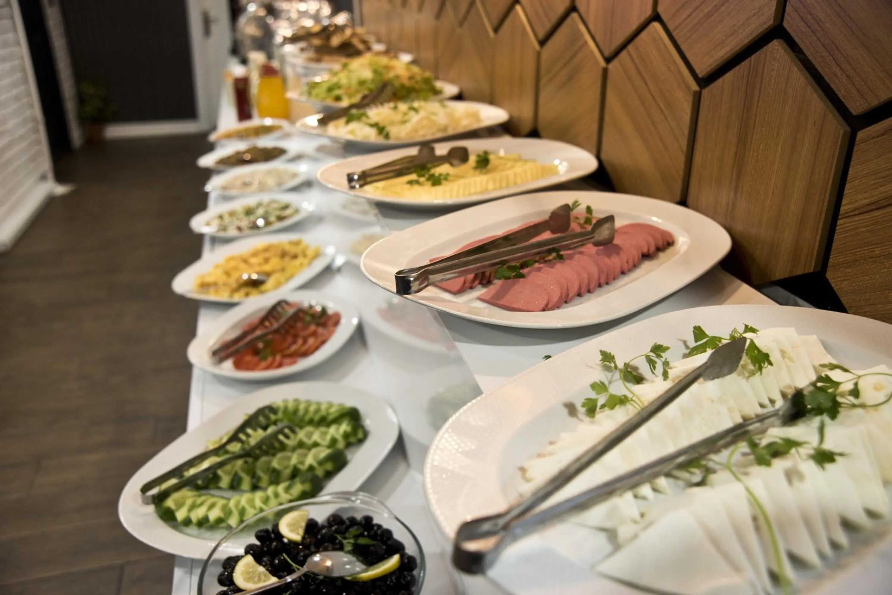 Buffet breakfast in Nova City Hotel