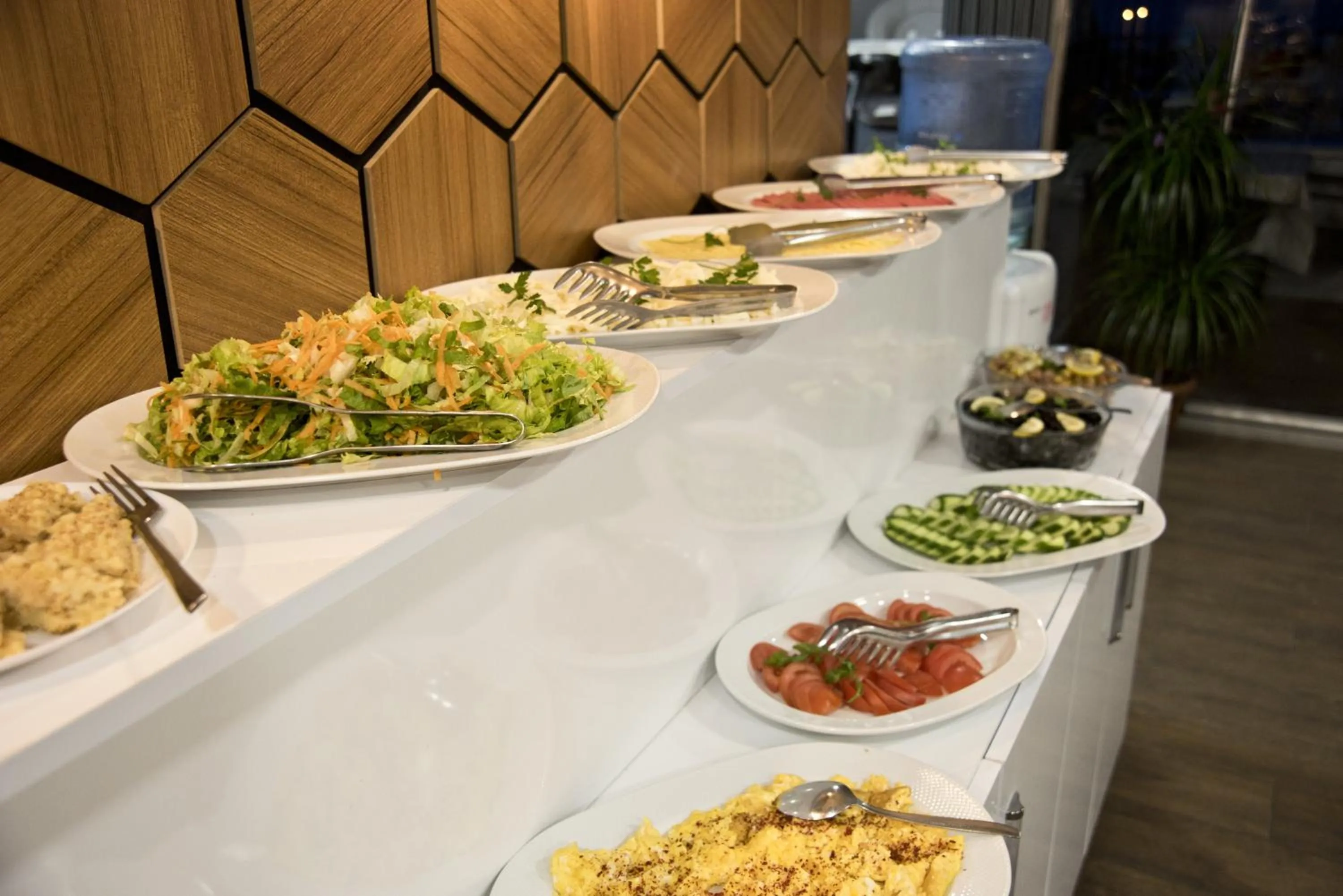 Buffet breakfast in Nova City Hotel