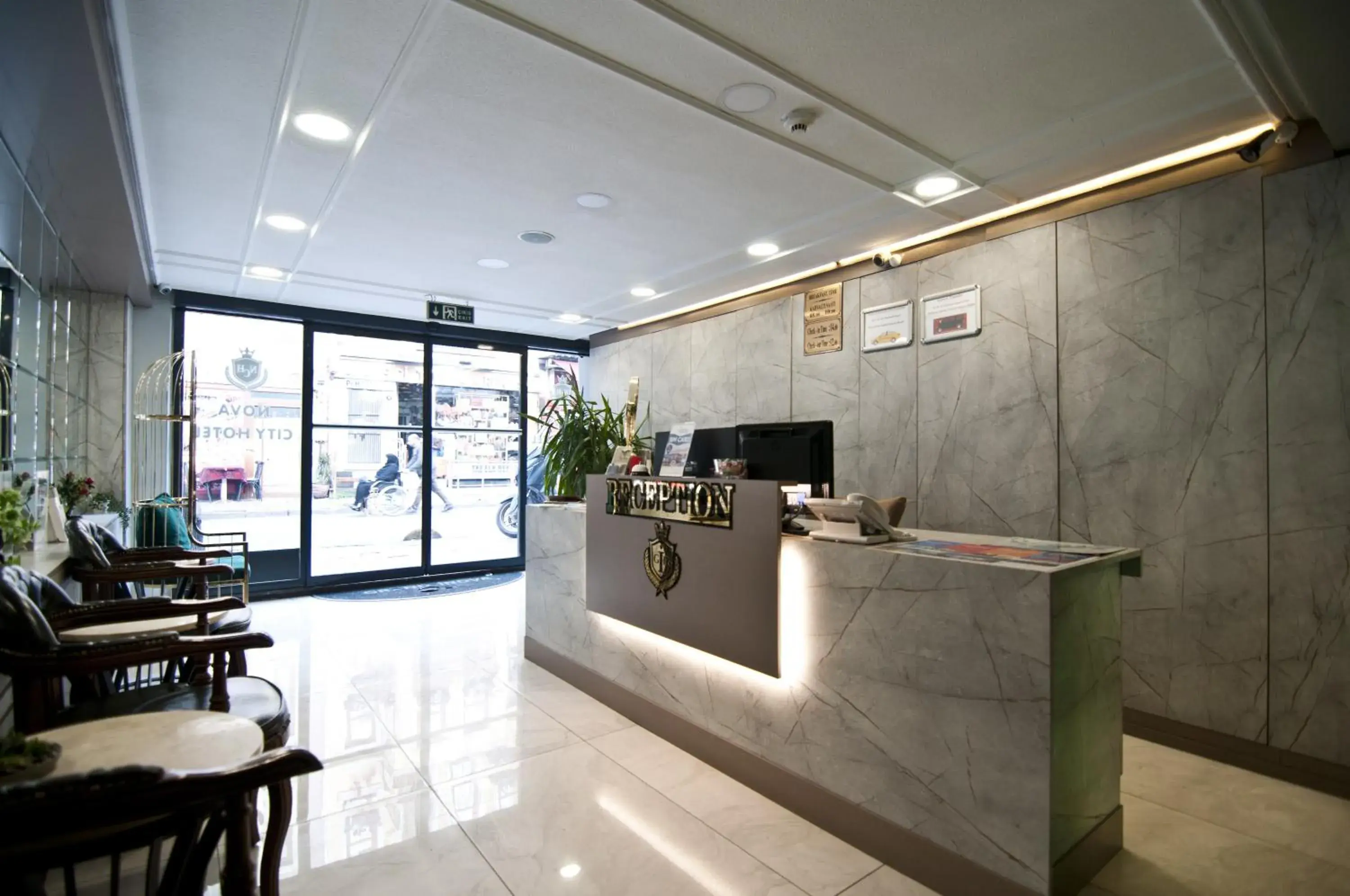 Lobby or reception in Nova City Hotel Lobby or reception in Nova City Hotel