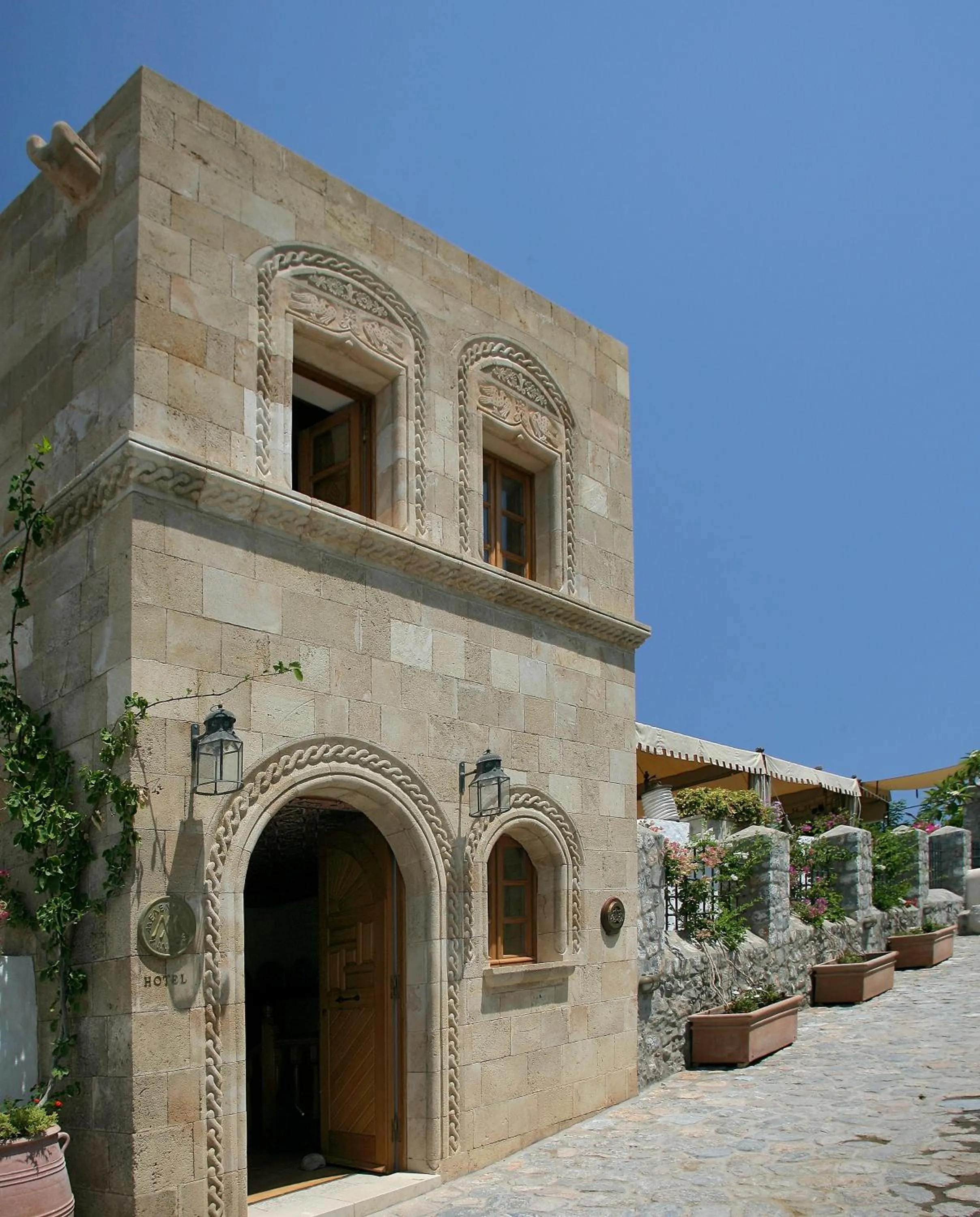 Facade/entrance in Melenos Art Boutique Hotel