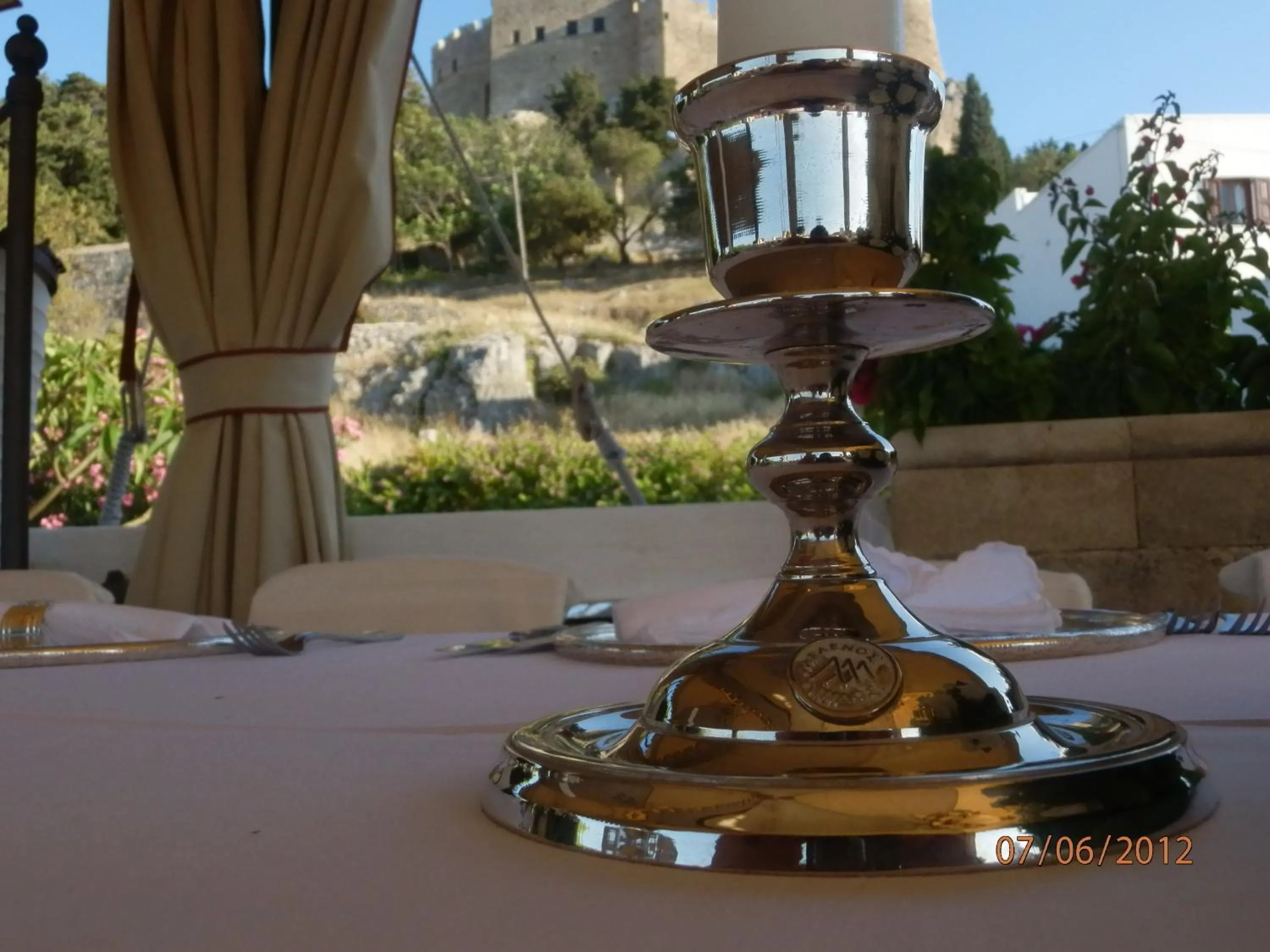 Decorative detail in Melenos Art Boutique Hotel