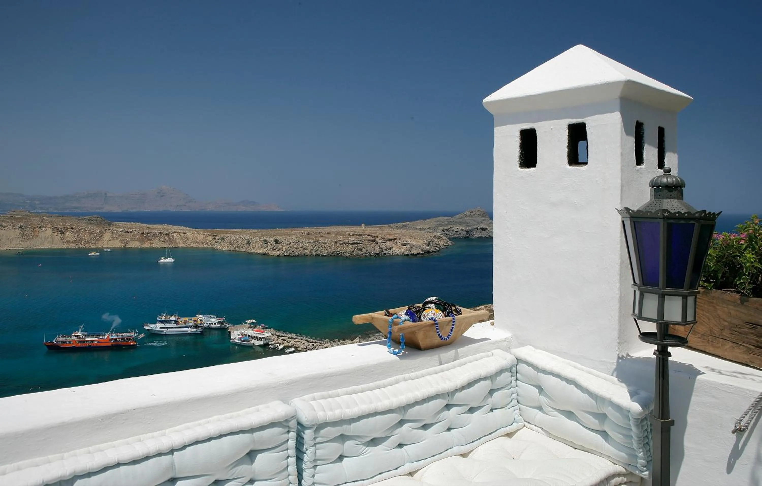 Balcony/Terrace in Melenos Art Boutique Hotel