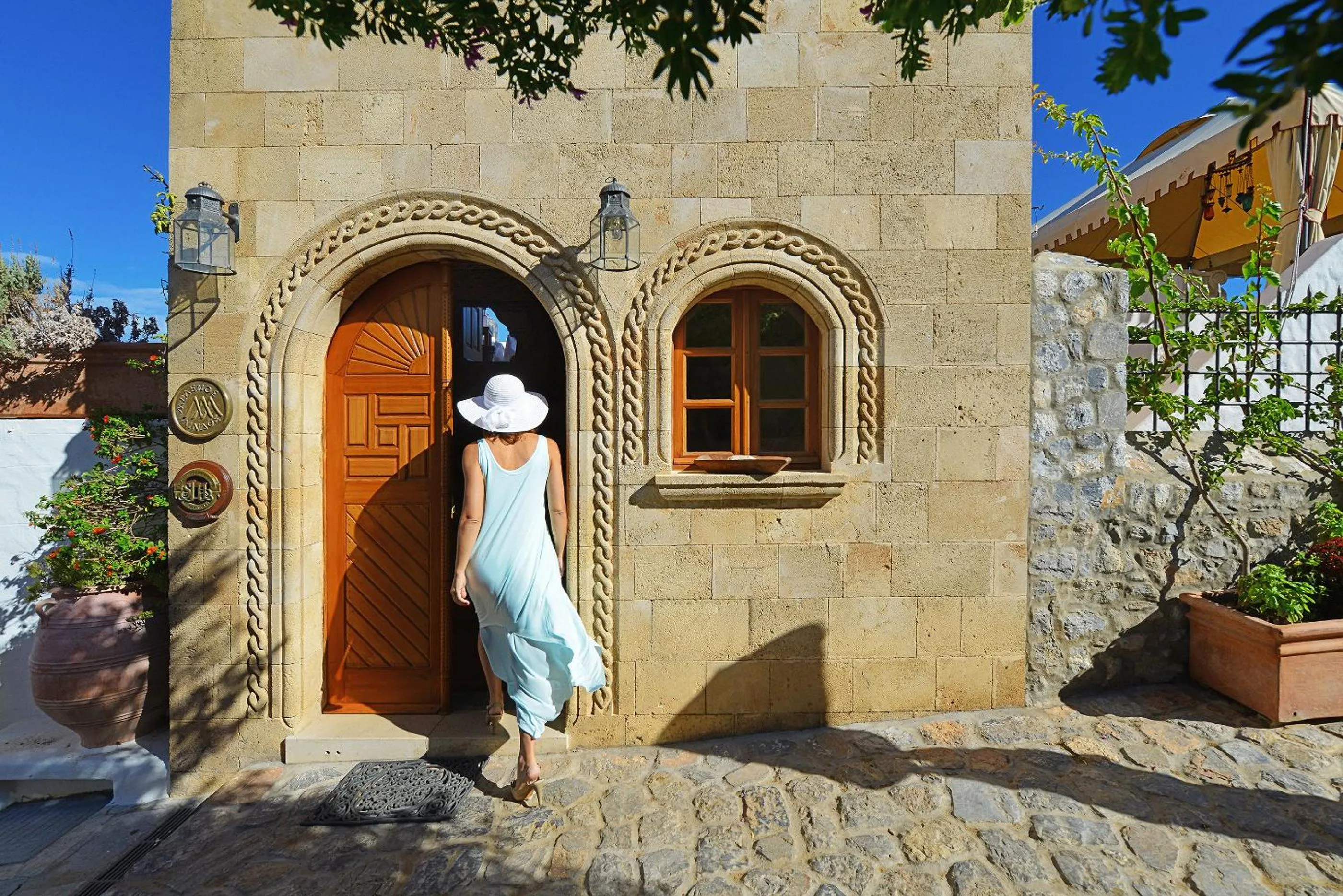 Facade/entrance in Melenos Art Boutique Hotel