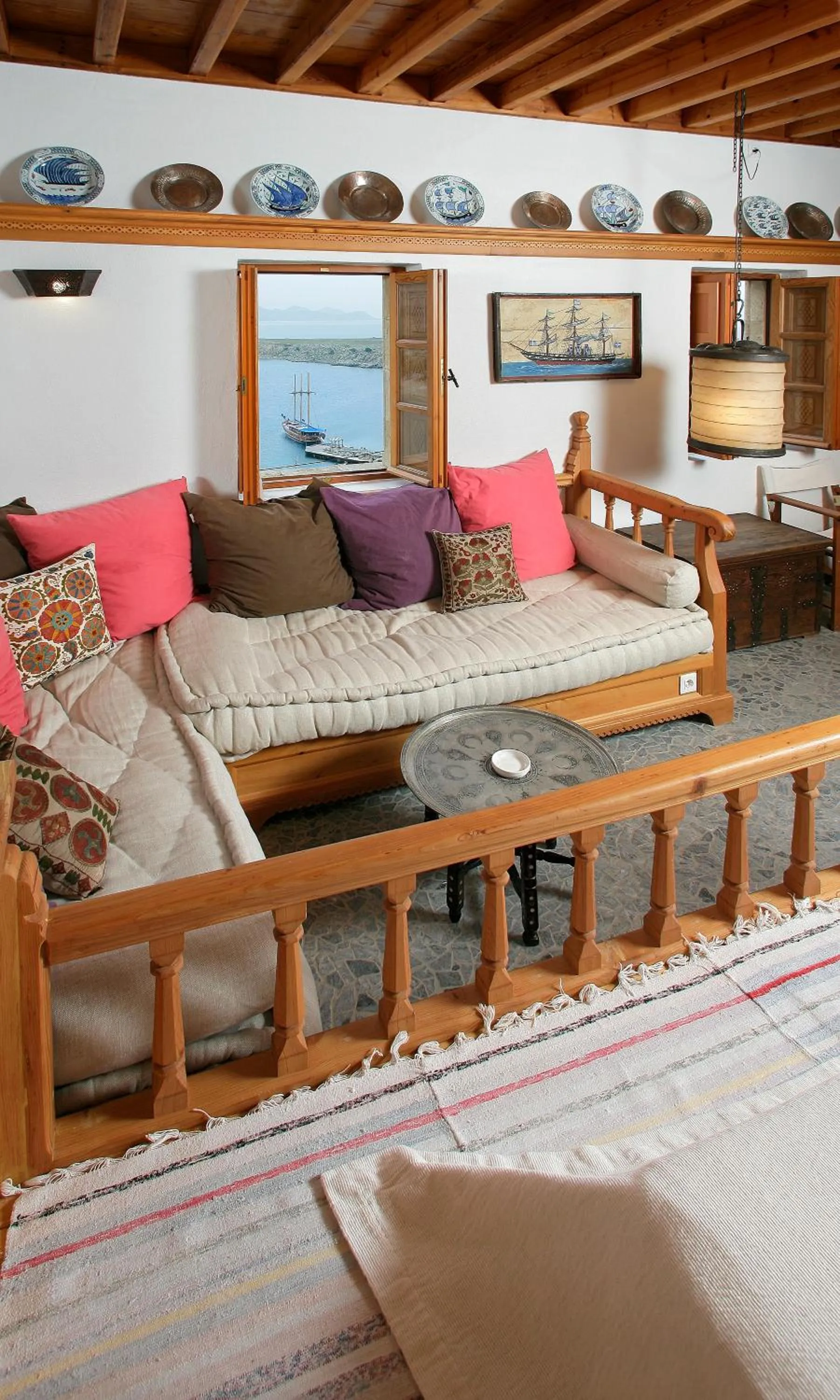 Living room in Melenos Art Boutique Hotel