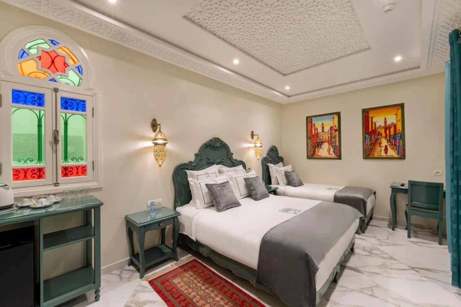 Bed in HOTEL RIAD CHAMI
