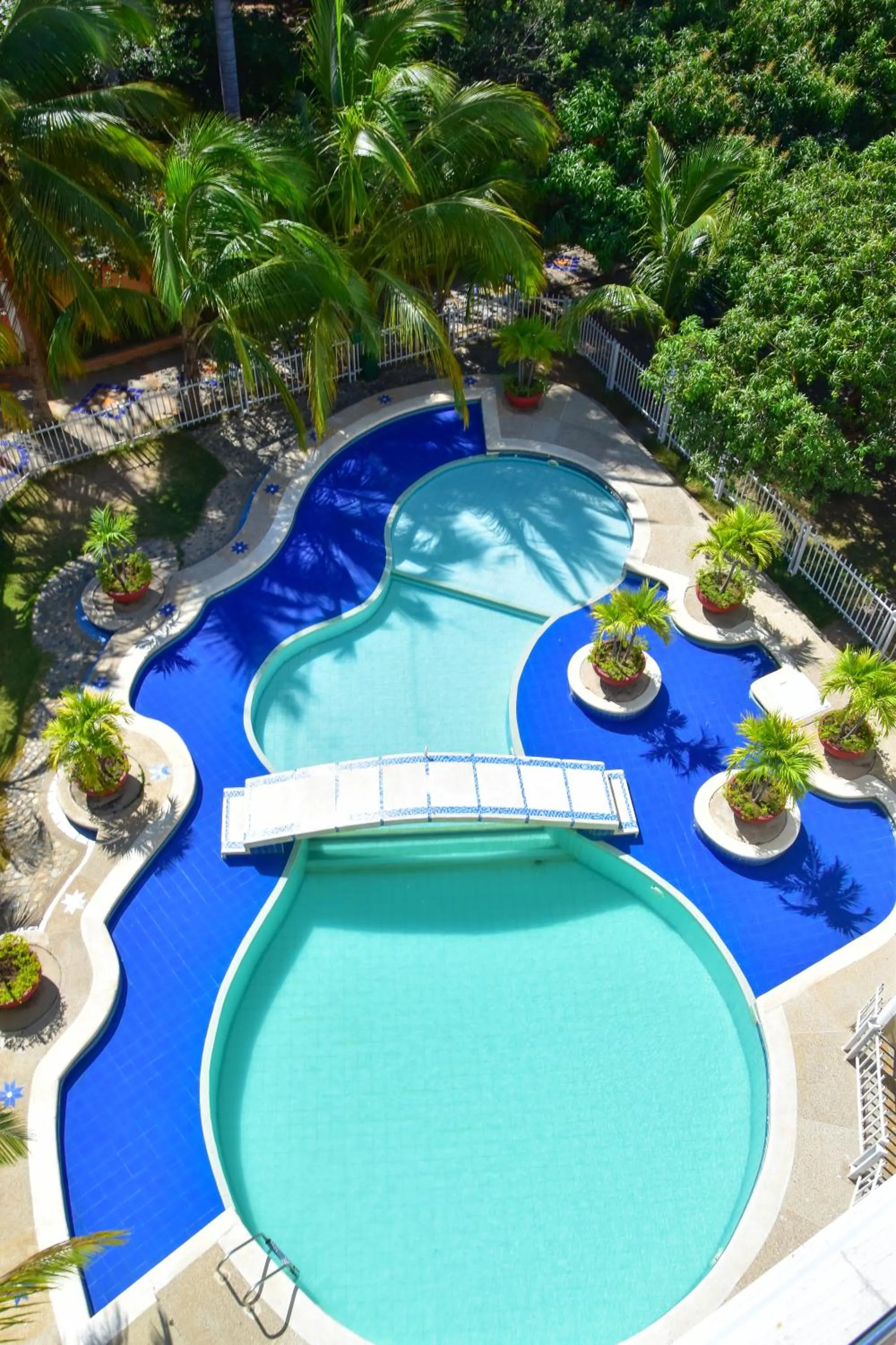 Pool view in Hotel Campestre Villa Ocha