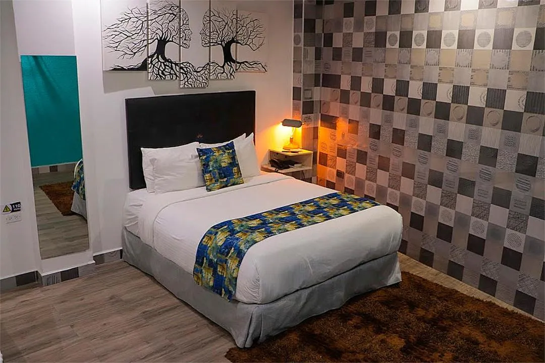 Bed in Hotel Alto Mar