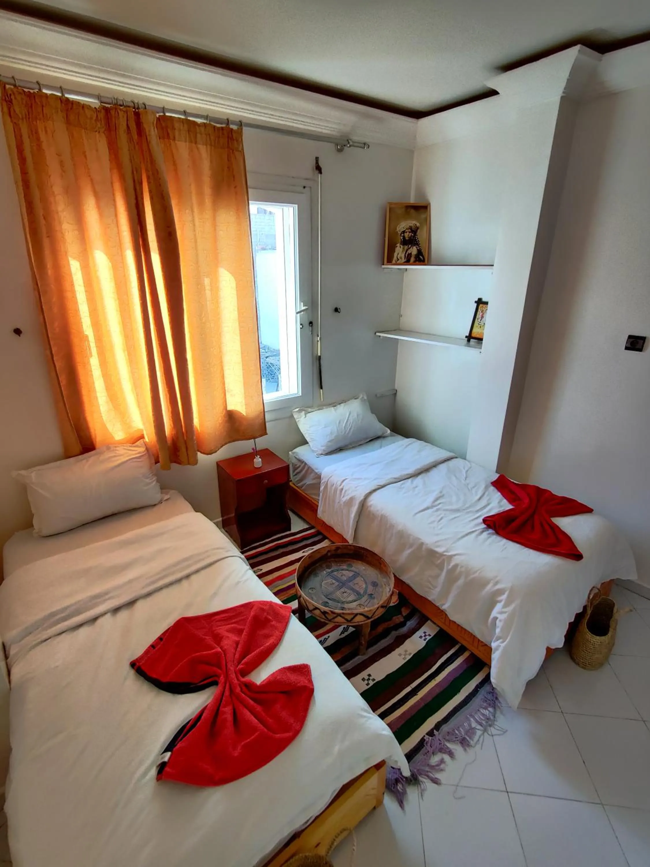 Bed in Locals Taghazout surfcamp