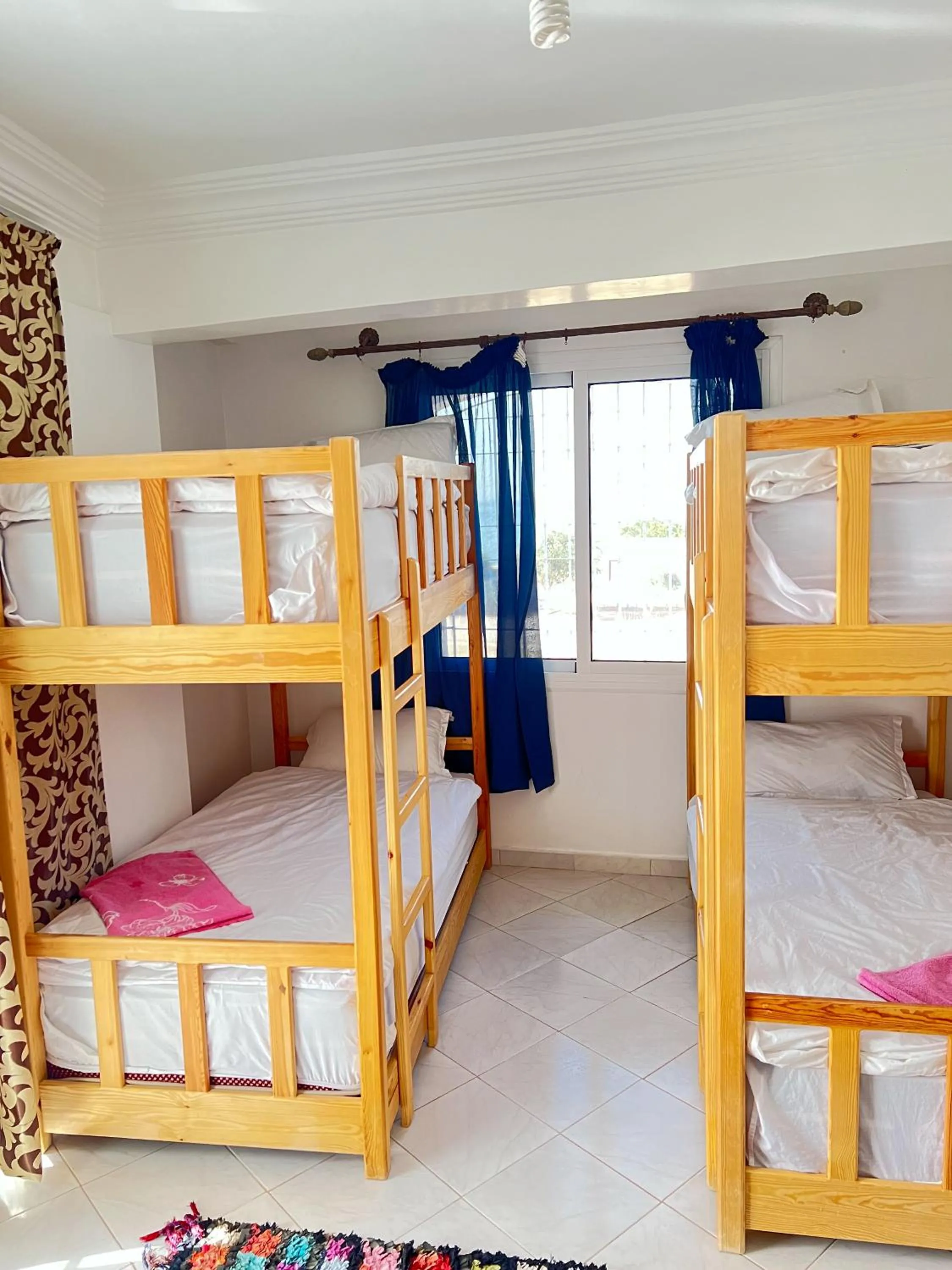 Bed in Locals Taghazout surfcamp