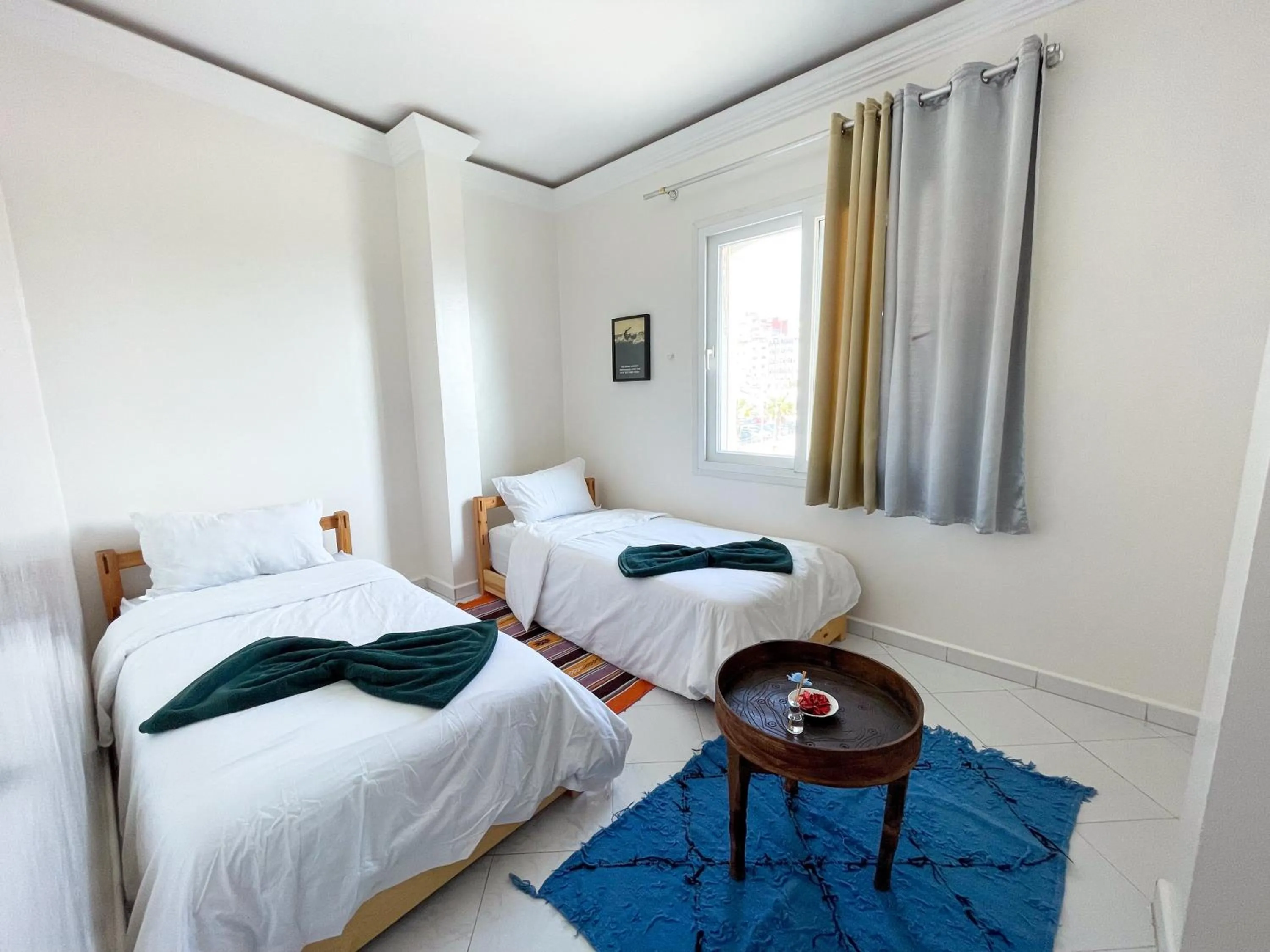 Bed in Locals Taghazout surfcamp