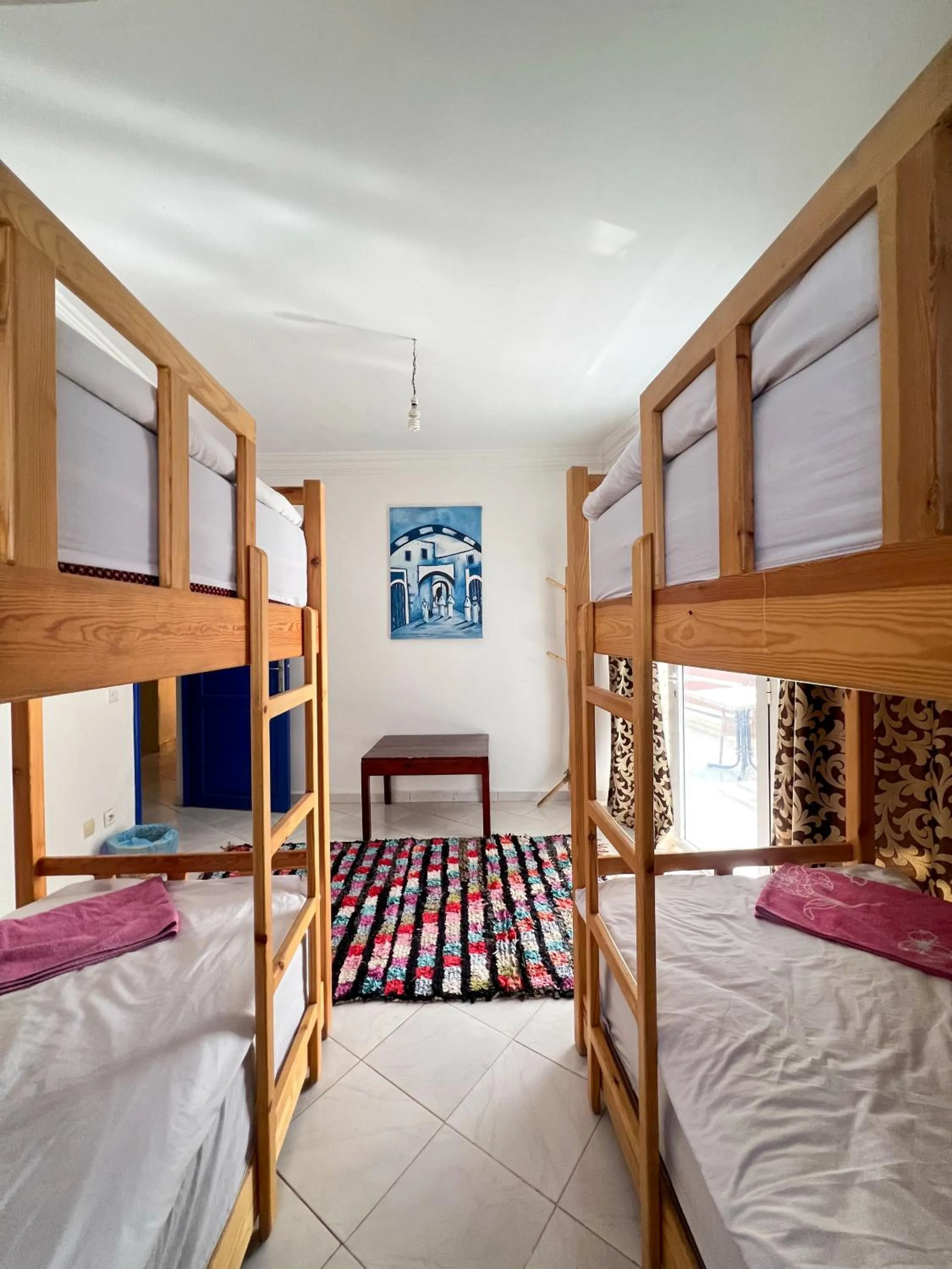 Bed in Locals Taghazout surfcamp