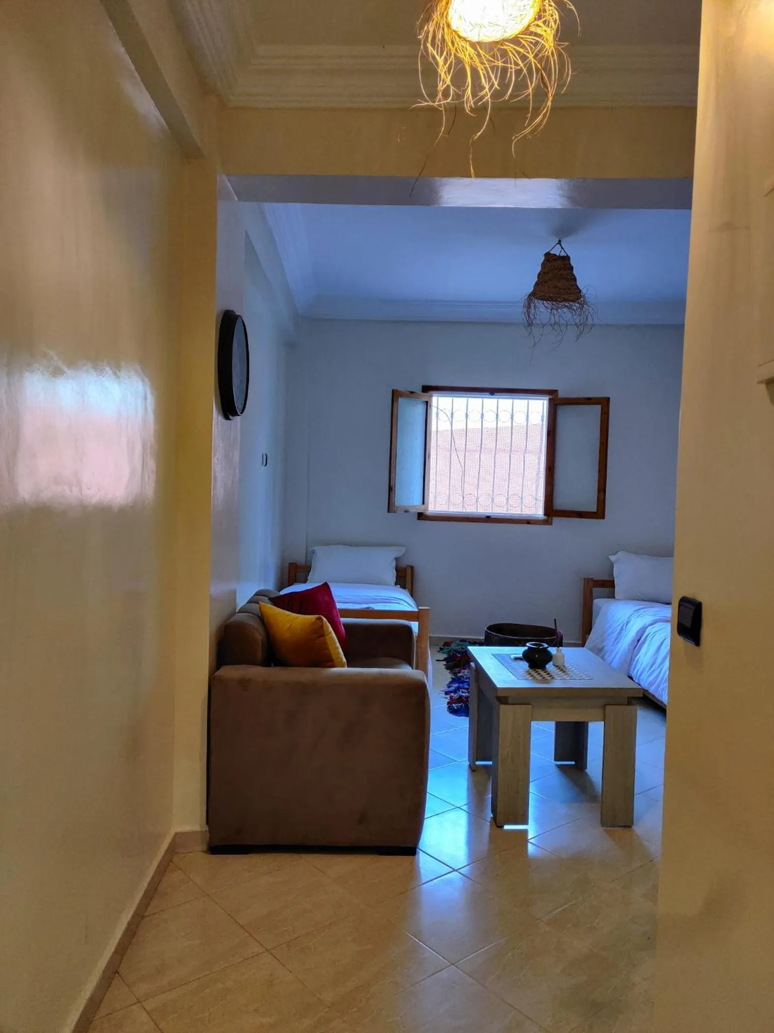 Living room in Locals Taghazout surfcamp