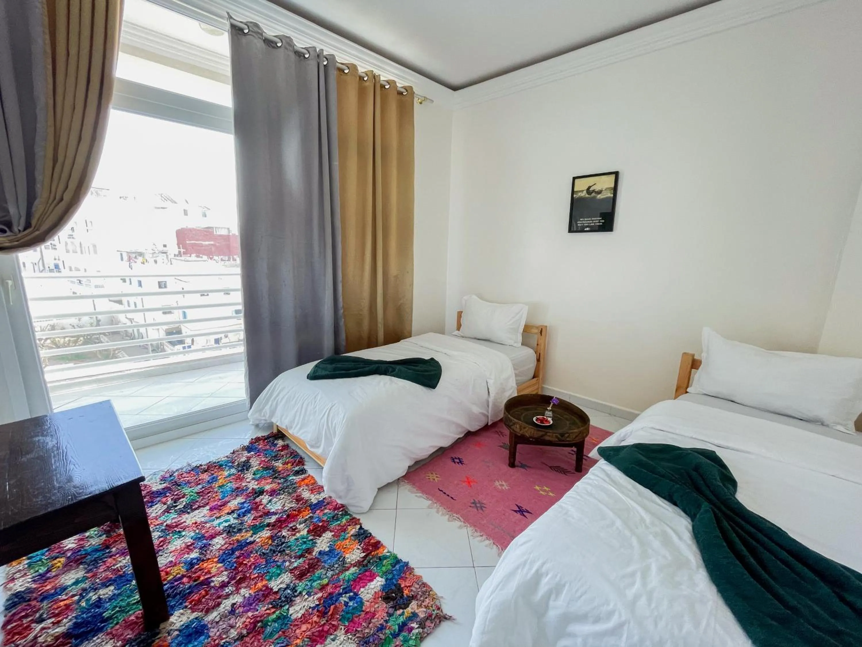 Bed in Locals Taghazout surfcamp