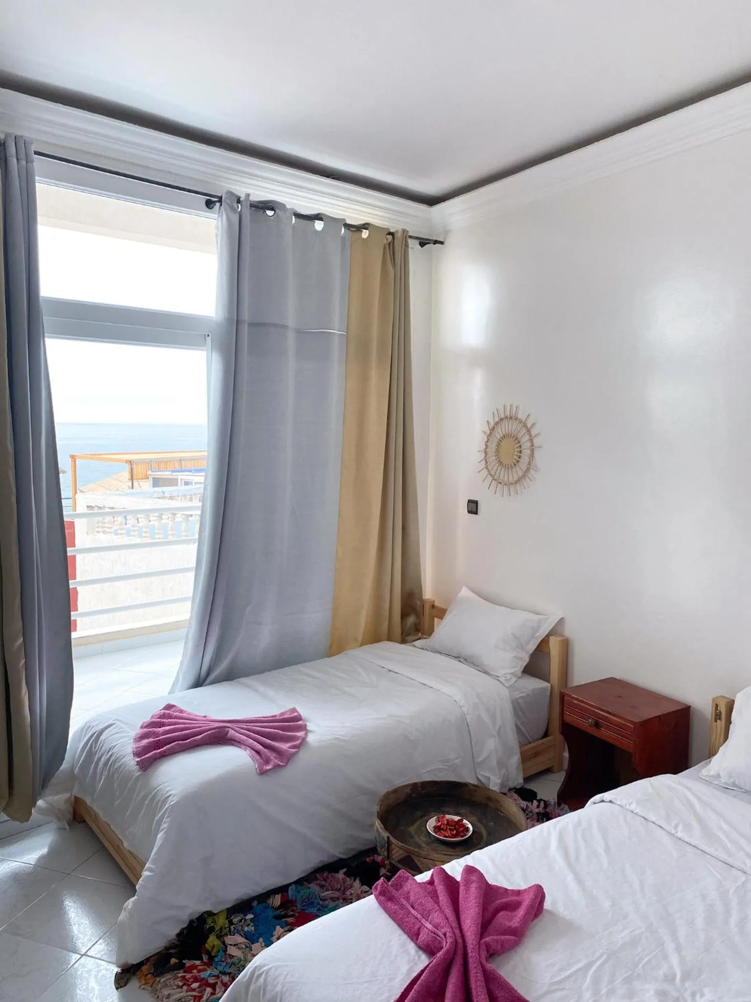 Bed in Locals Taghazout surfcamp