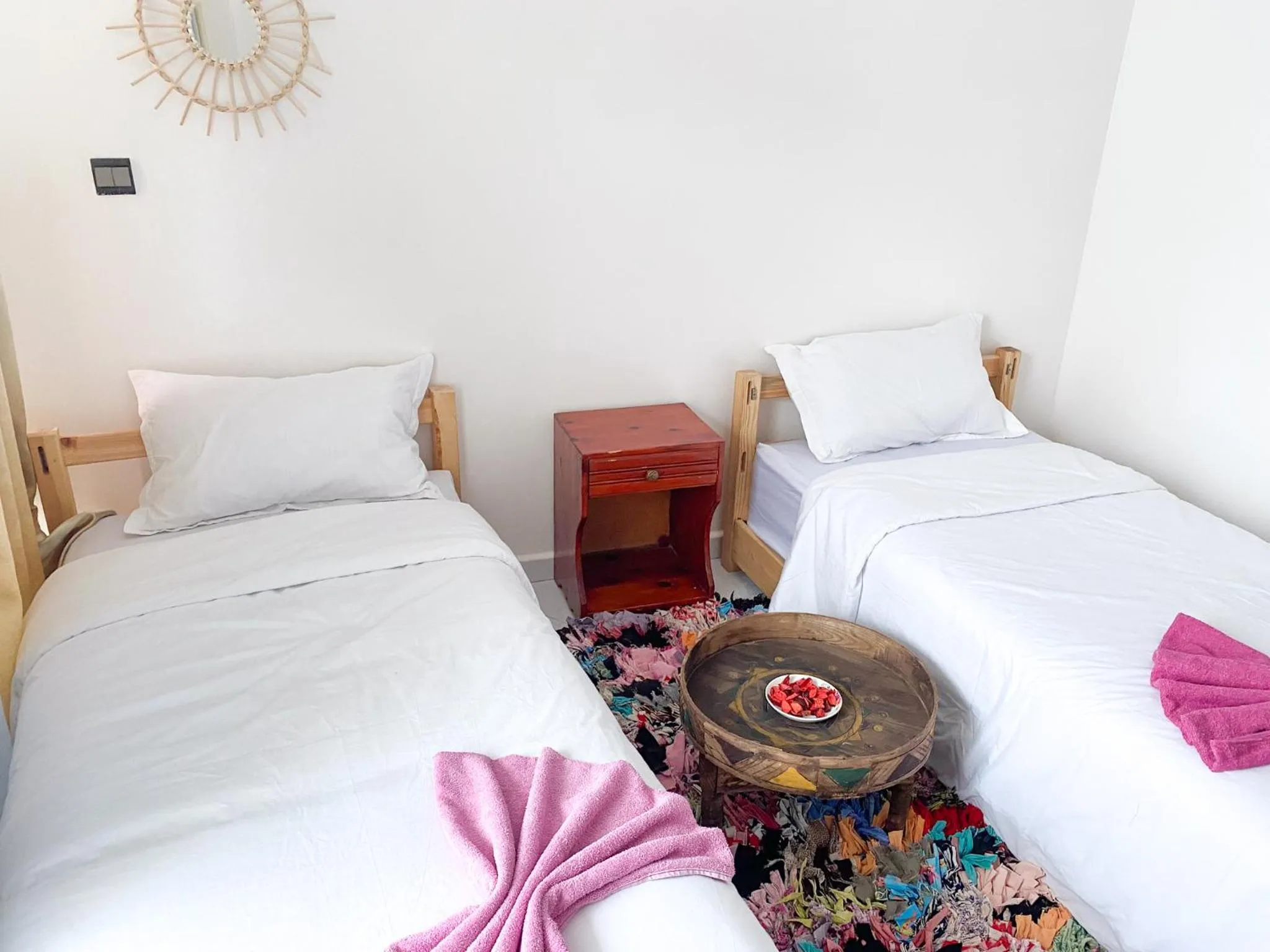 Bed in Locals Taghazout surfcamp