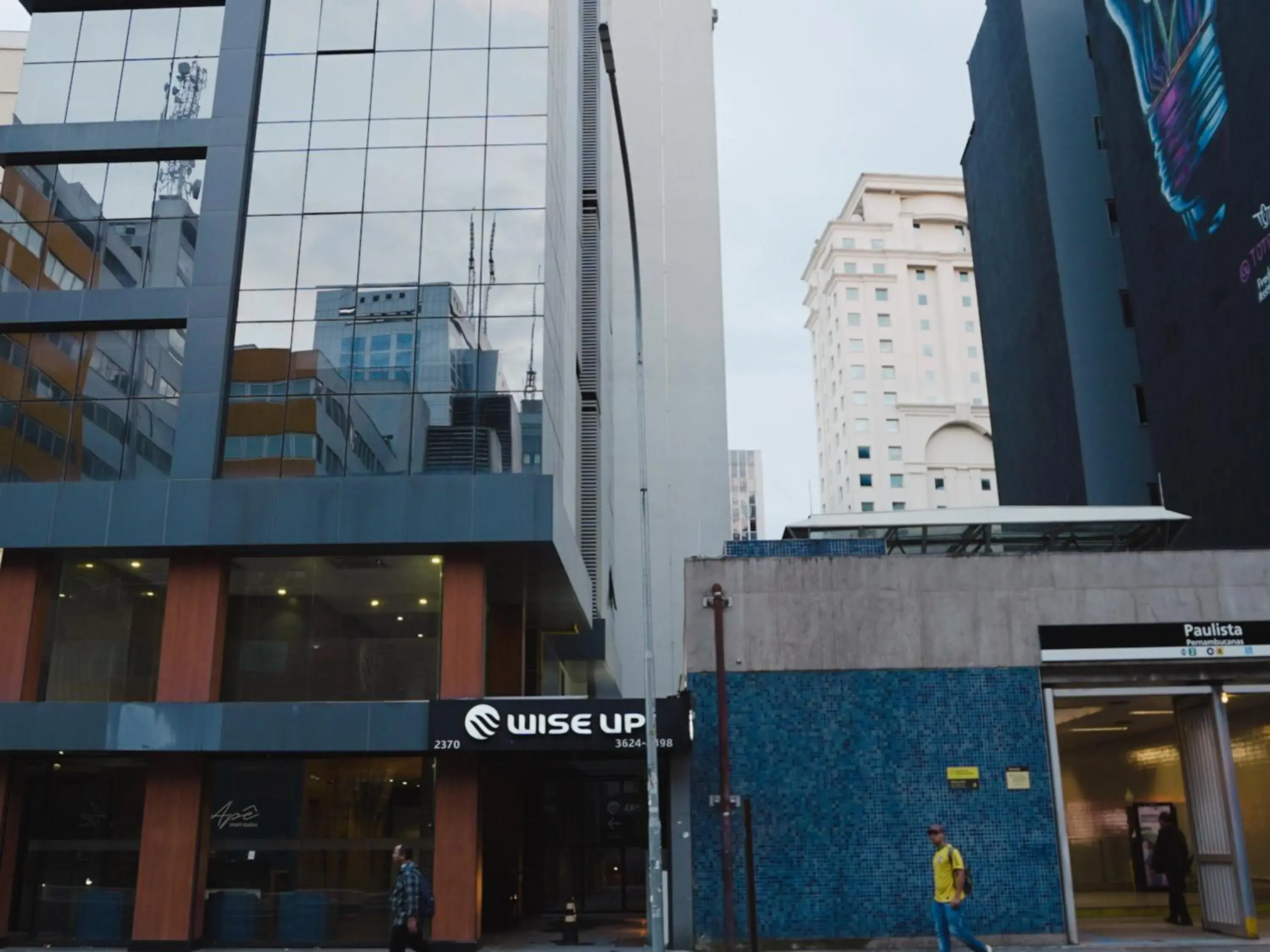 Property building in Apê Metrô Paulista Property building in Apê Metrô Paulista